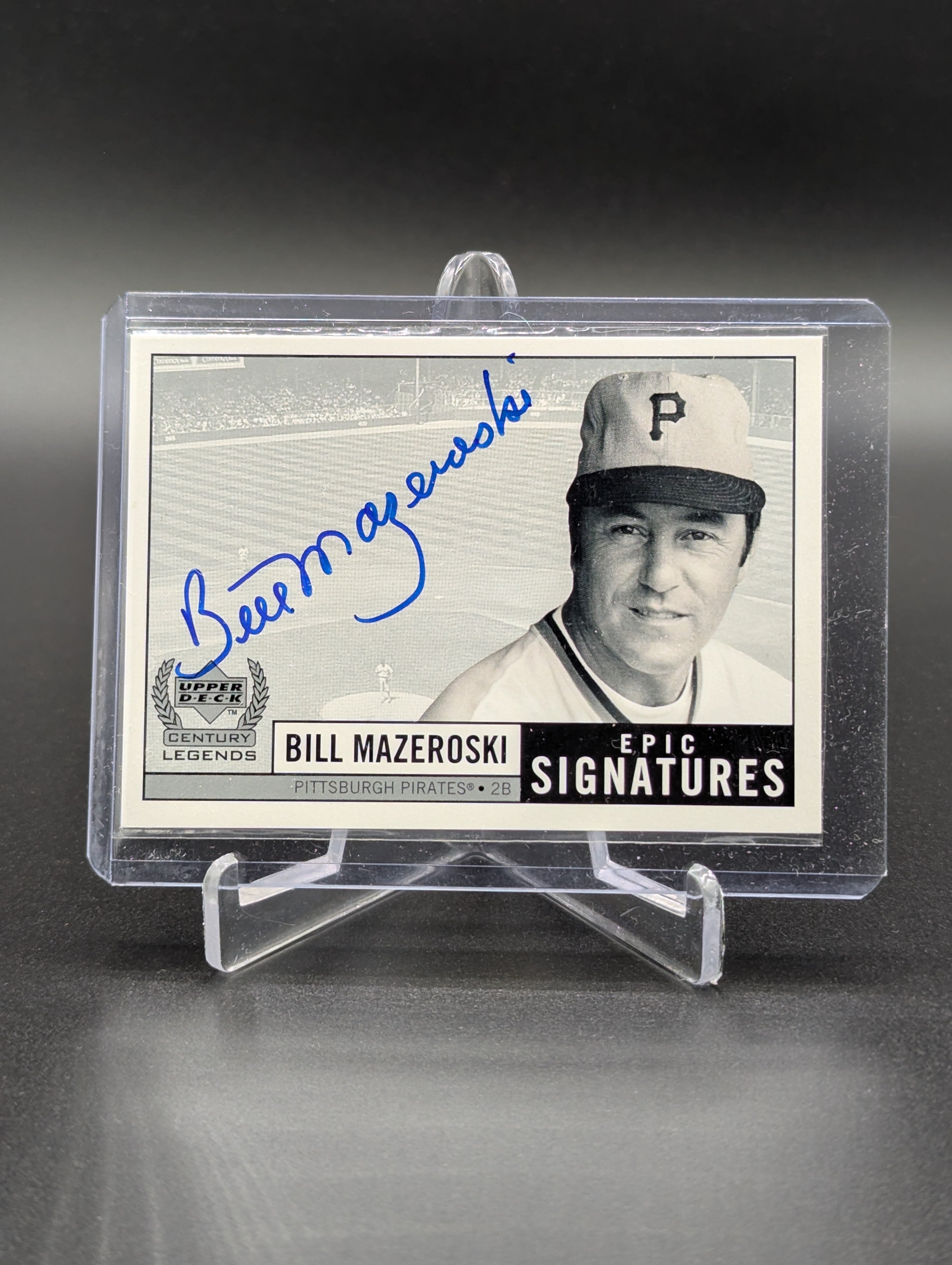 1999 UD Century Legends #BM Bill Mazeroski Pirates