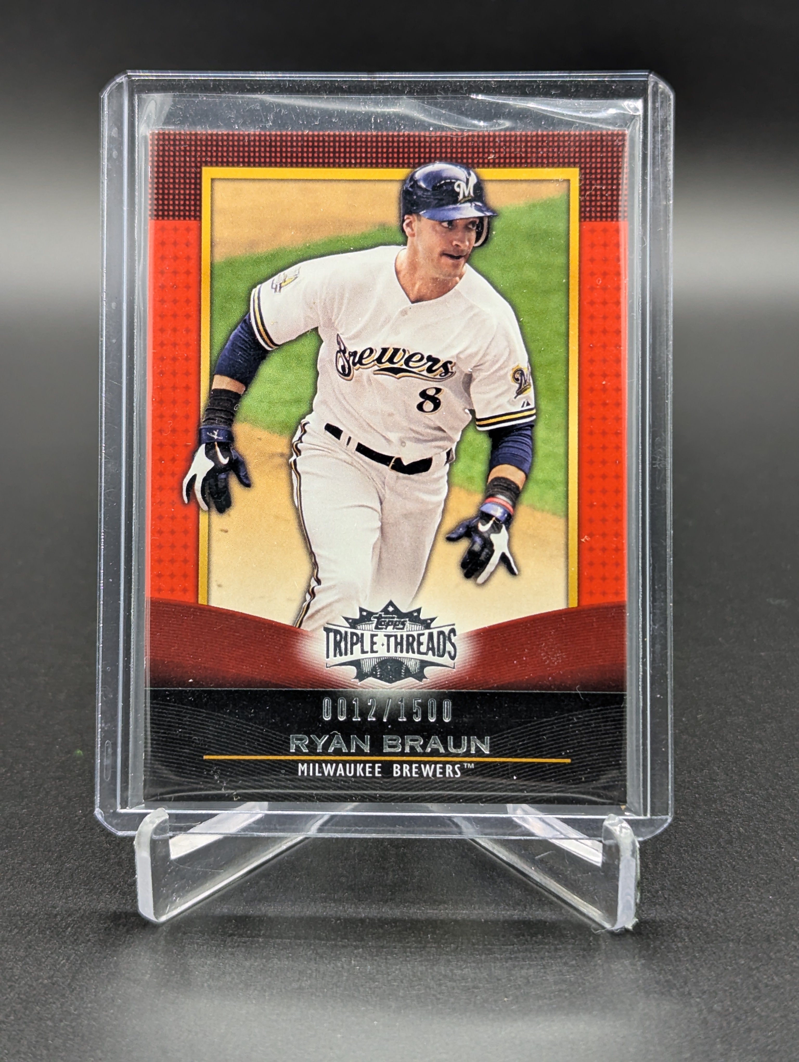 2011 Topps Triple Threads /1500 #1 Ryan Braun Brewers