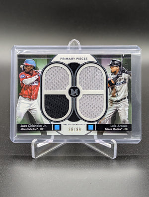 2024 Topps Museum Primary Pieces #DPQR-CJA Chisholm/Arraez
