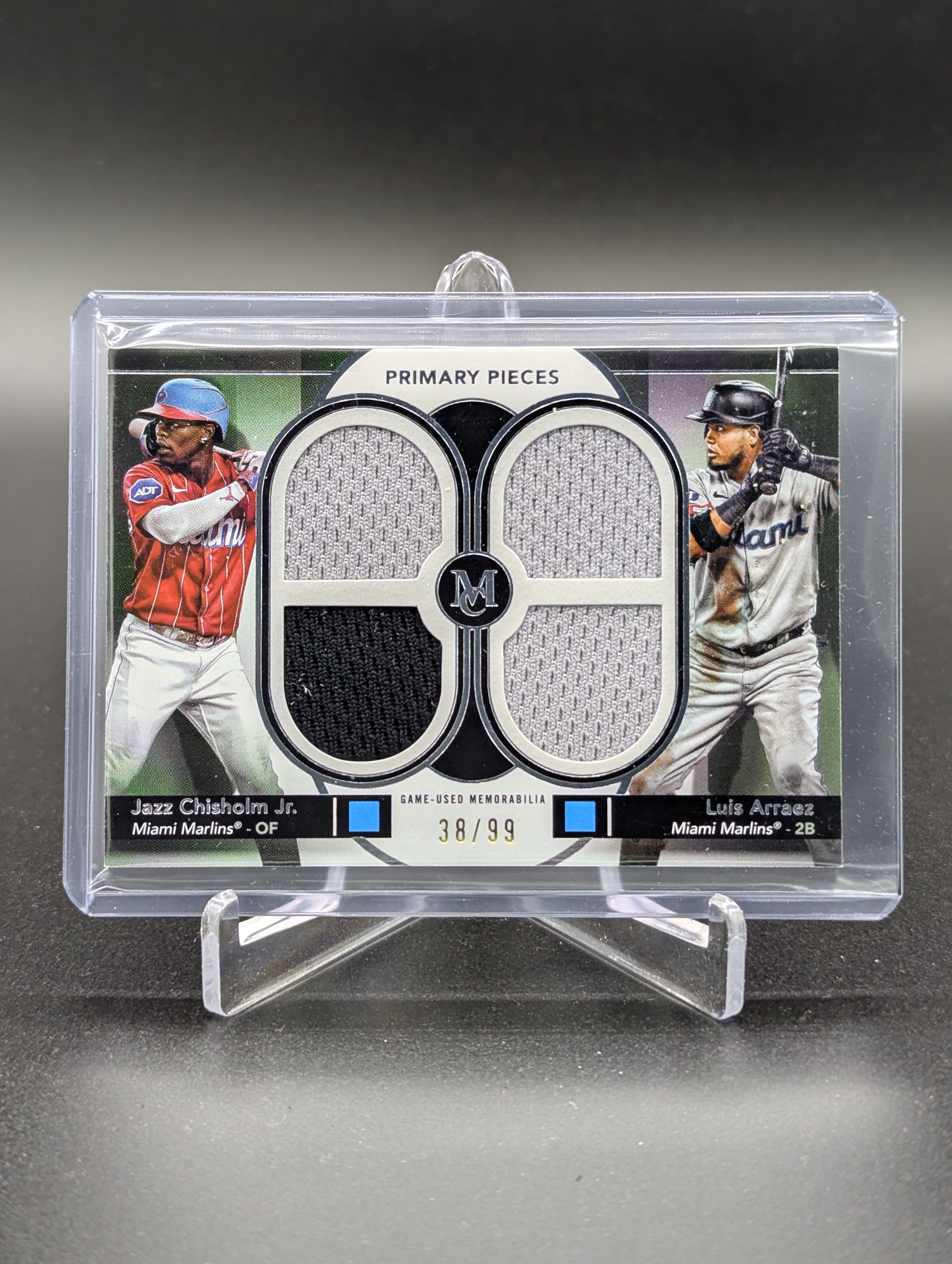 2024 Topps Museum Primary Pieces #DPQR-CJA Chisholm/Arraez