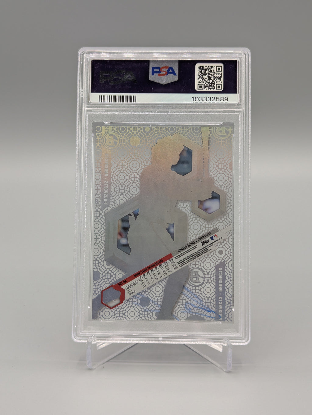 2018 Bowman High Tek #RA Ronald Acuna RC Auto RC PSA 10 Braves