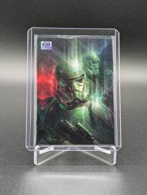 2025 Topps Chrome Star Wars Galaxy Refractor #52 Power In Numbers