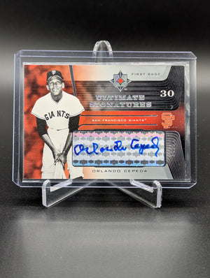 2004 Upper Deck UD Ultimate Signatures /25 #OC Orlando Cepeda Giants