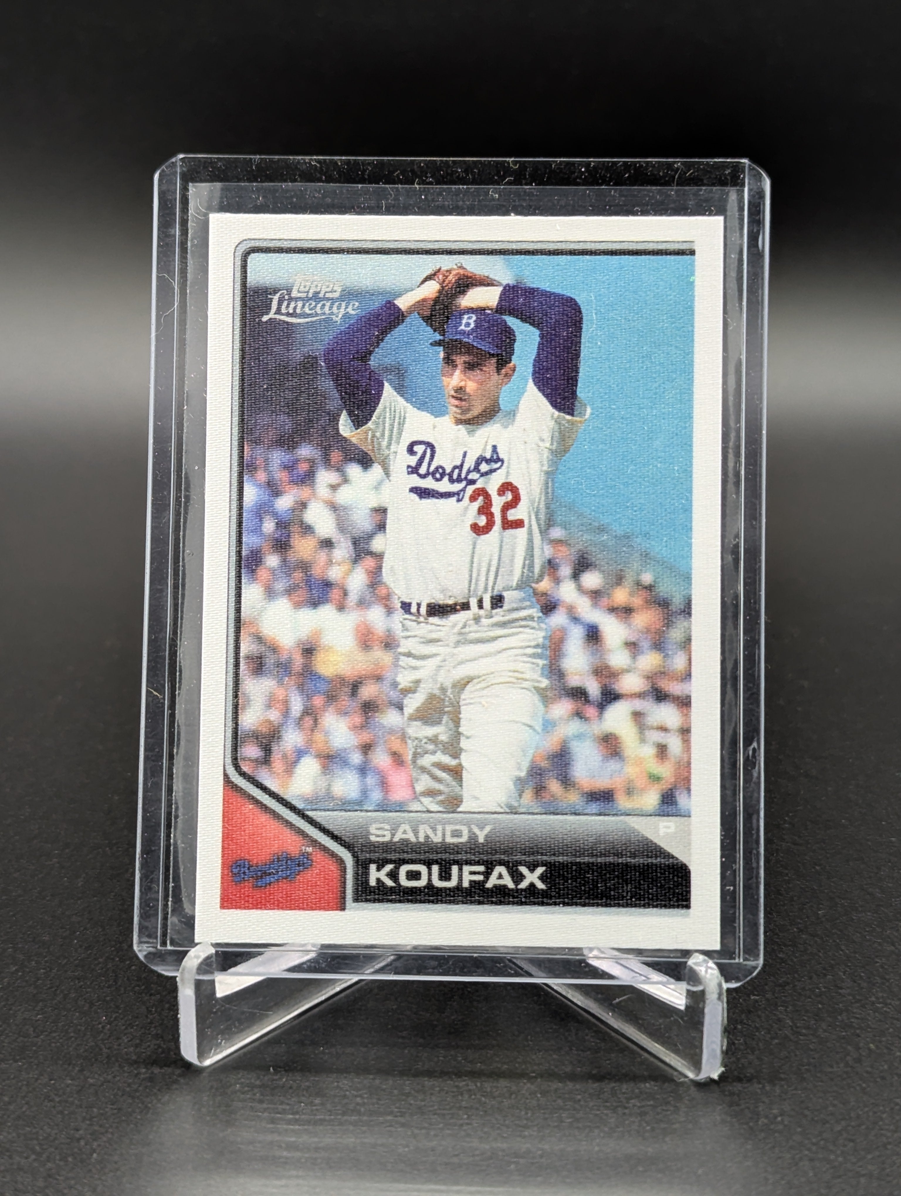 2011 Topps Lineage Cloth Stickers Sandy Koufax Dodgers