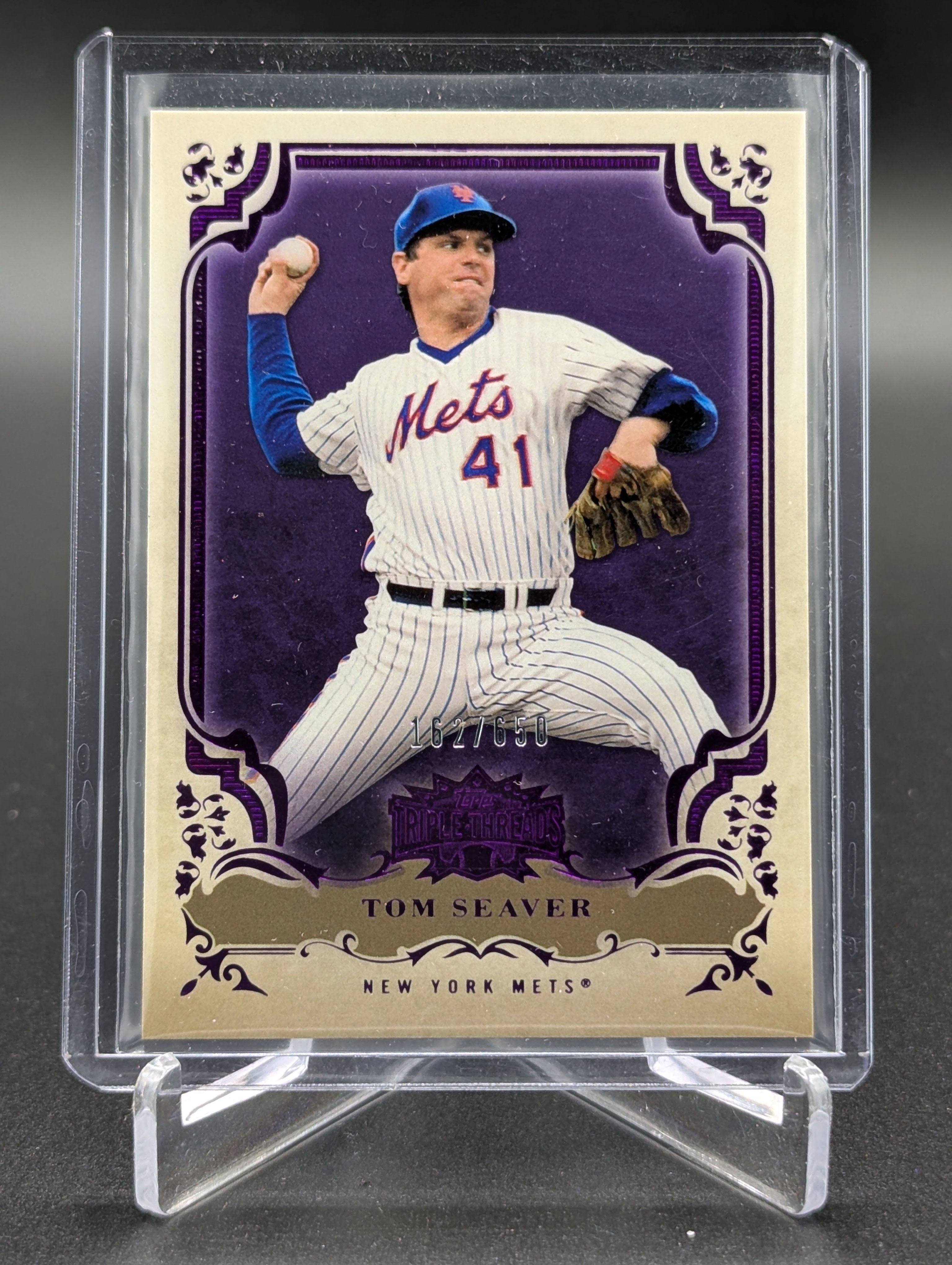 2013 Topps Triple Threads Amethyst #59 Tom Seaver #/650 Mets