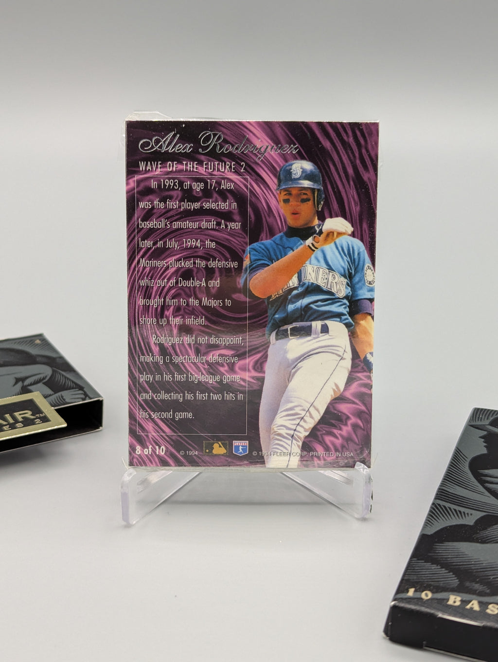 1994 Flair S2 Sealed Pack Wave Of the Future Alex Rodriguez RC Mariners