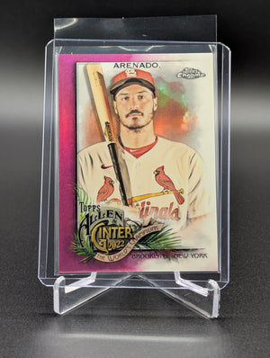2022 Topps Allen & Ginter Chrome Magenta /199 #4 Nolan Arenado Cardinals