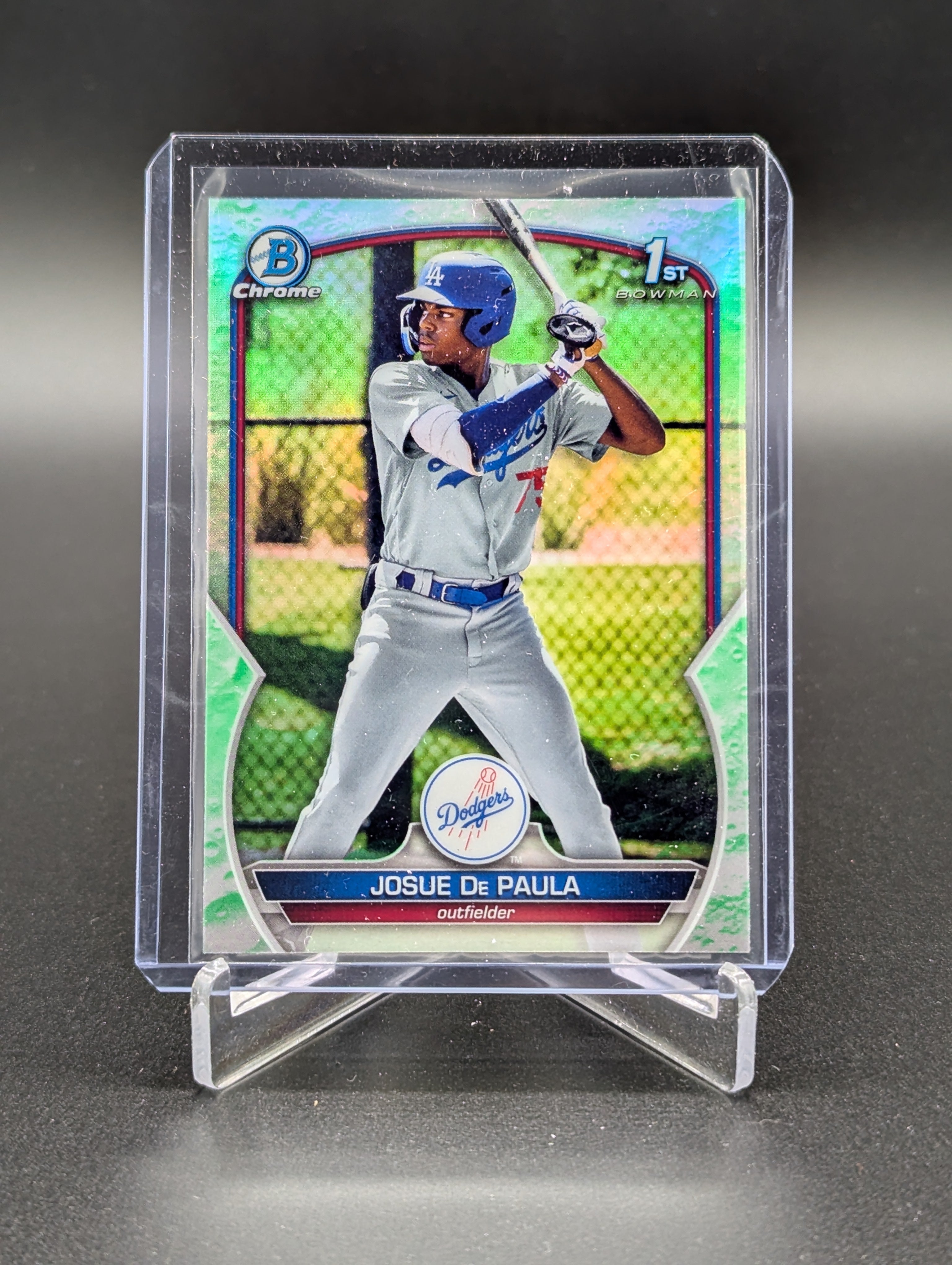 2023 Bowman Chrome Lunar Glow #BCP-111 Josue De Paula Dodgers