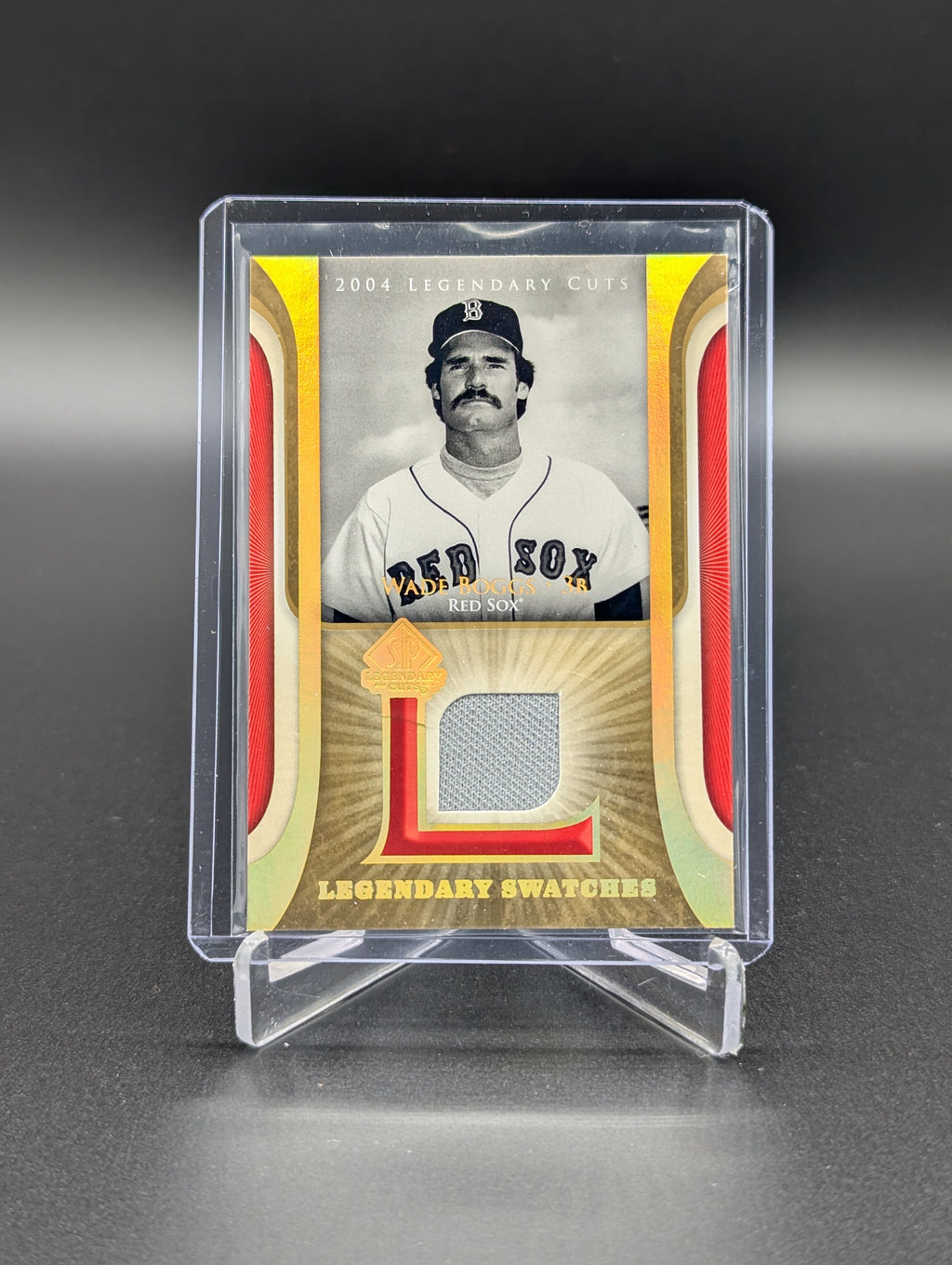 2004 Legendary Cuts Legendary Swatches #LSW-WB Wade Boggs Red Sox