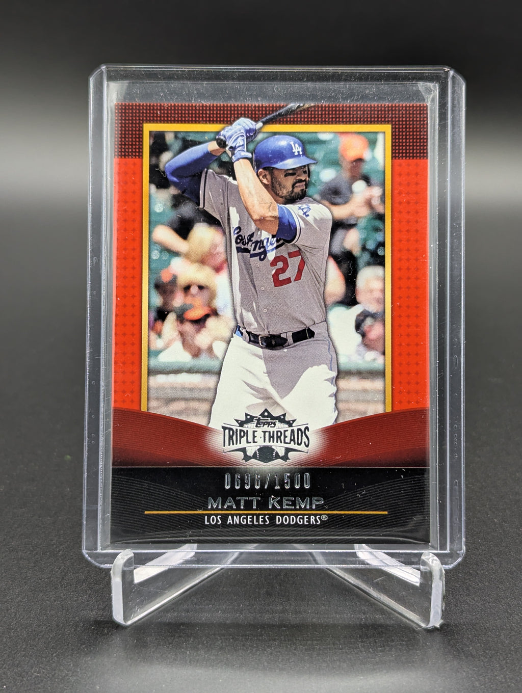2011 Topps Triple Threads /1500 #19 Matt Kemp Dodgers