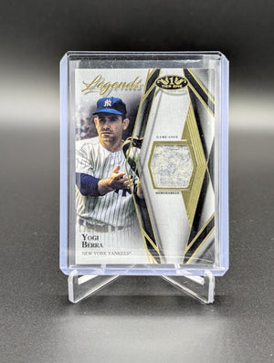 2022 Topps Tier One Legends Relic /199 #T1LR-YB Yogi Berra Yankees