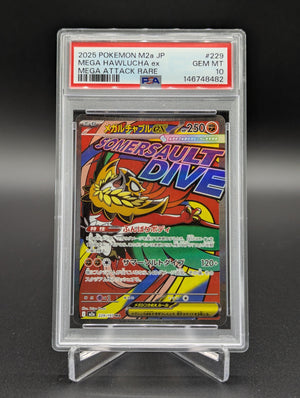 2025 Pokemon M2a JP Mega Hawlucha Mega Attack Rare PSA 10