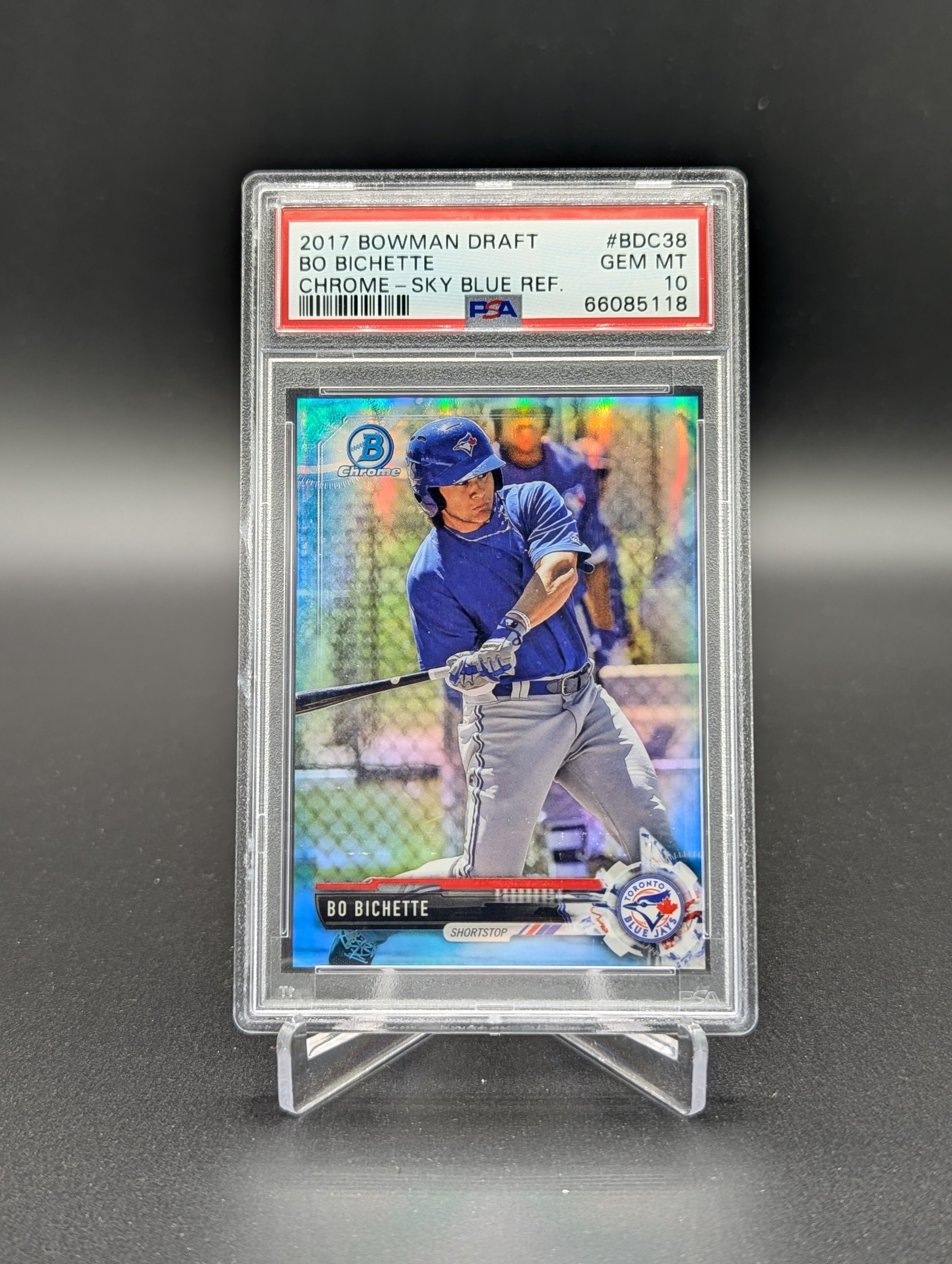 2017 Bowman Chrome Blue Sky Refractor /399 #BDC38 Bo Bichette Jays