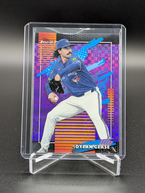 2026 Topps Finest X Fractor Purple Umcommon /75 #109 Dylan Cease Blue Jays
