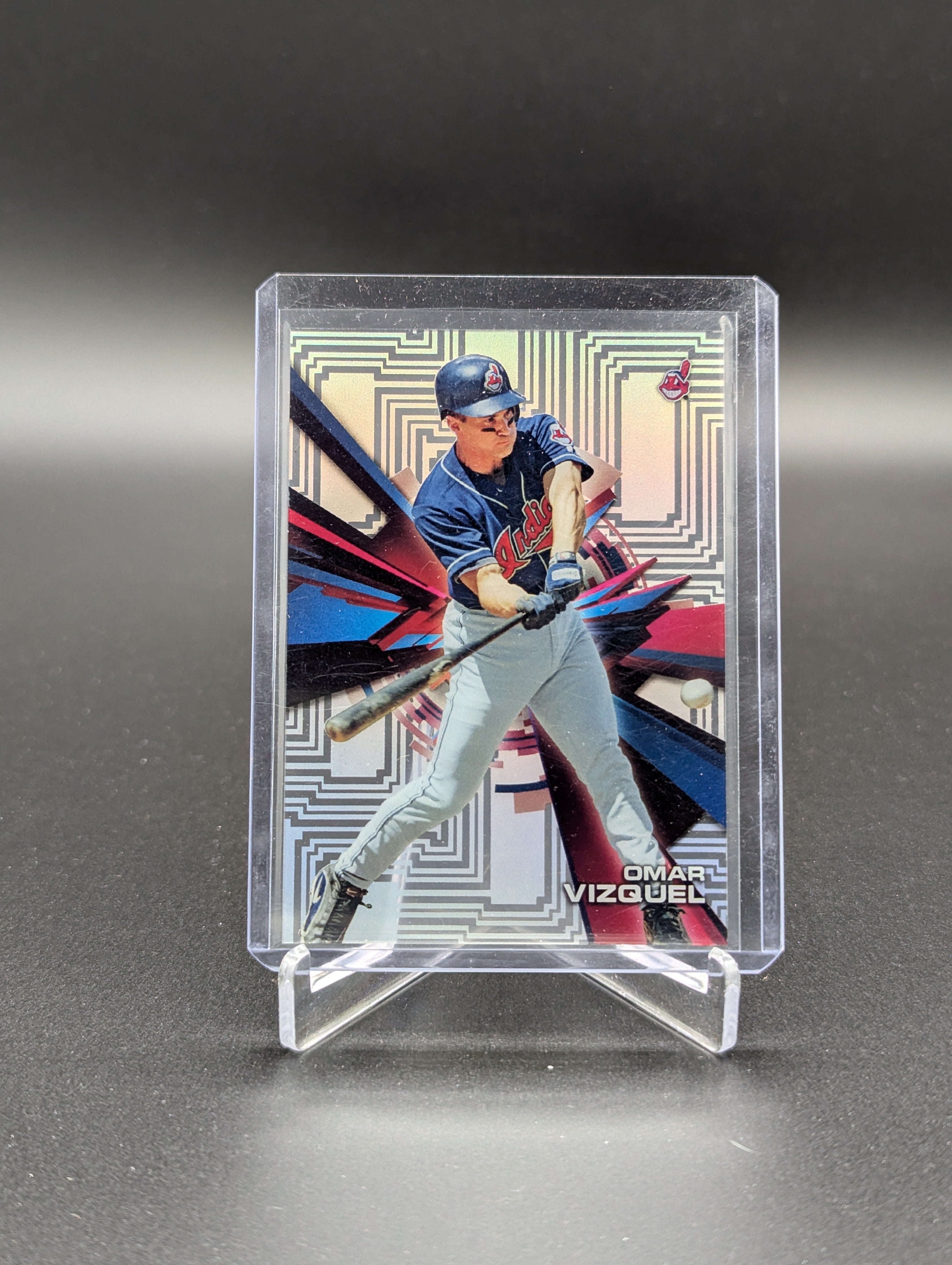 2015 Topps High Tek Pipes Omar Vizquel Indians