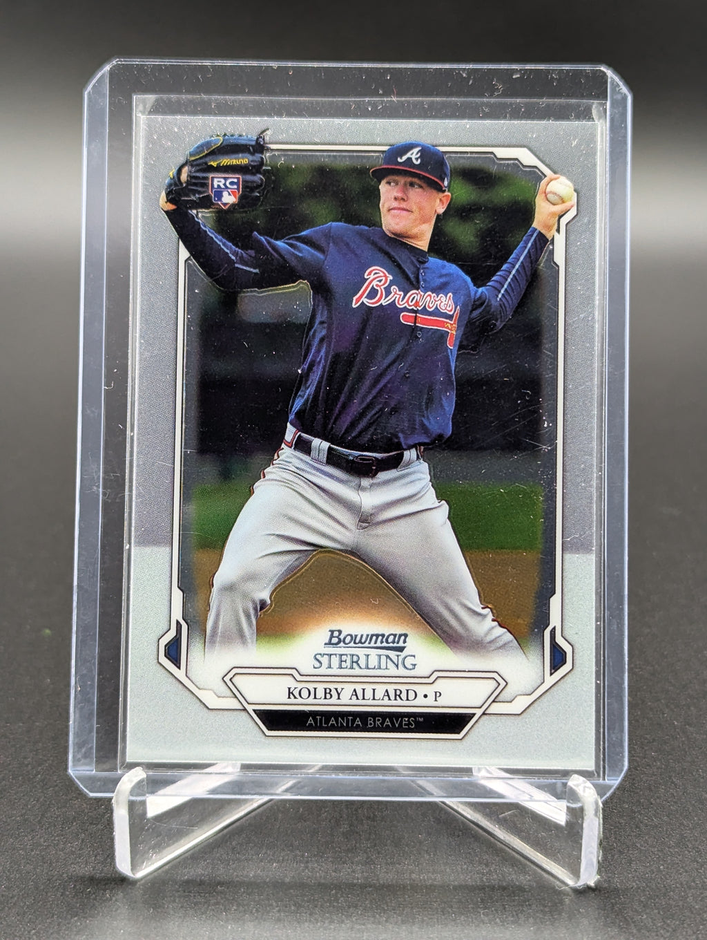 2019 Bowman Sterling RC #BSR-83 Kolby Allard Braves