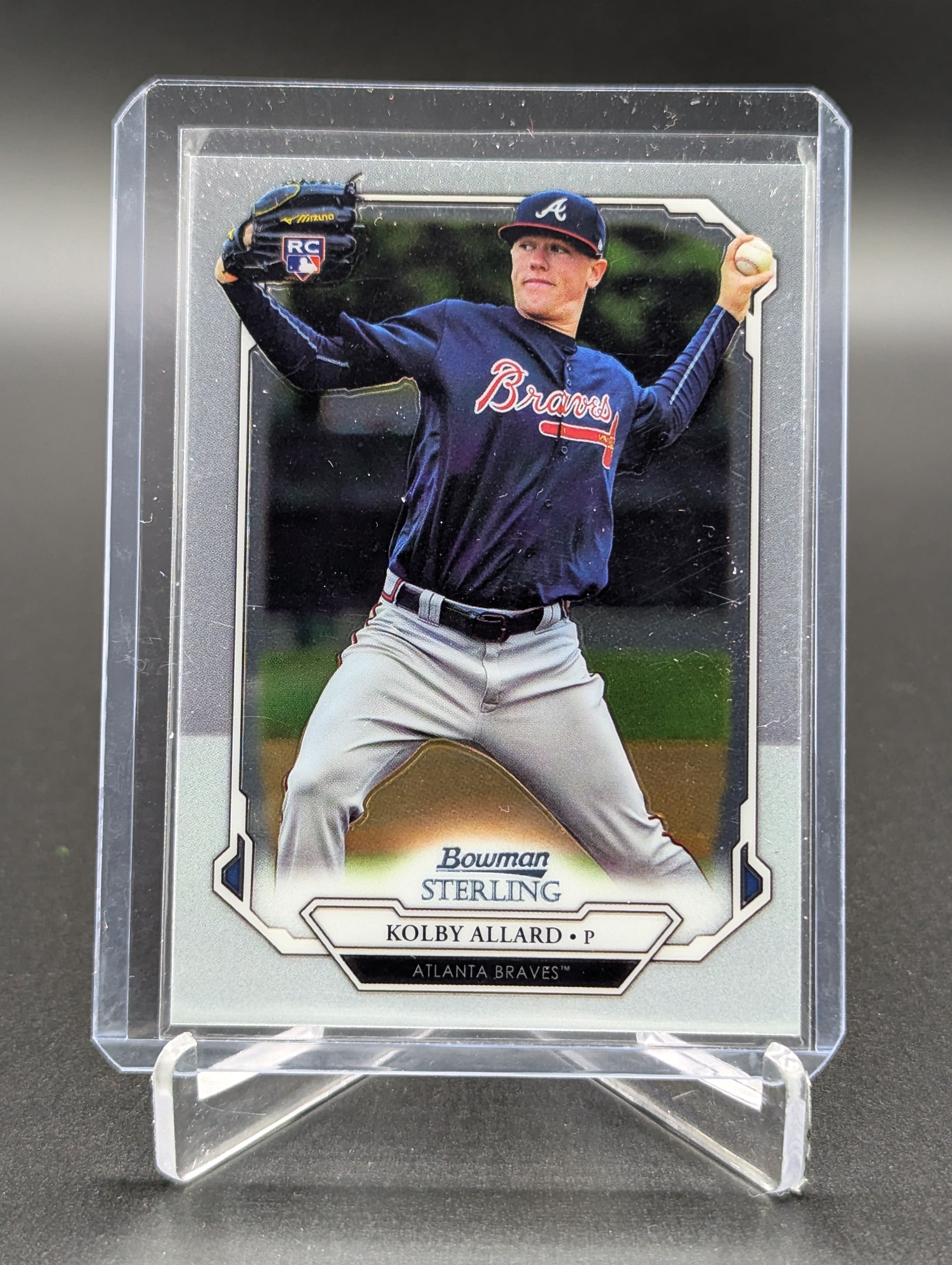 2019 Bowman Sterling RC #BSR-83 Kolby Allard Braves