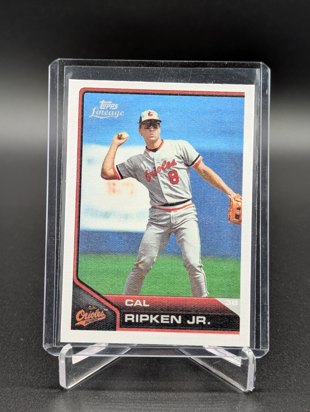 2011 Topps Lineage Cloth Stickers Cal Ripken Jr Orioles