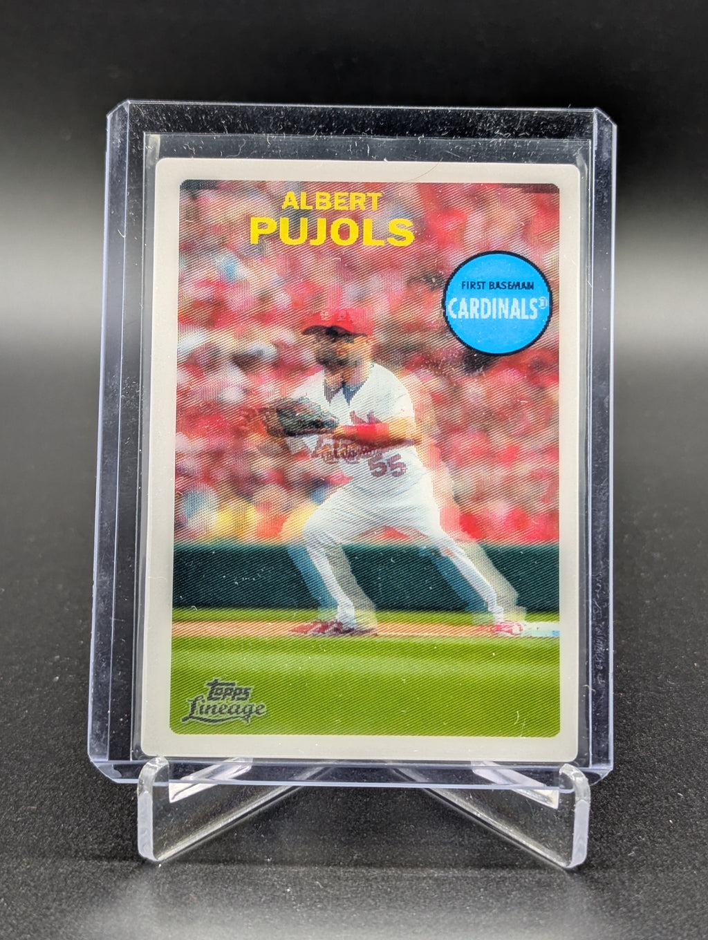 2011 Topps Lineage 3D Albert Pujols Cardinals