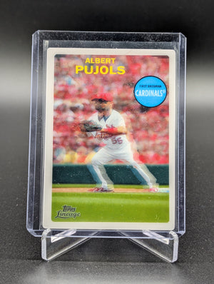 2011 Topps Lineage 3D Albert Pujols Cardinals
