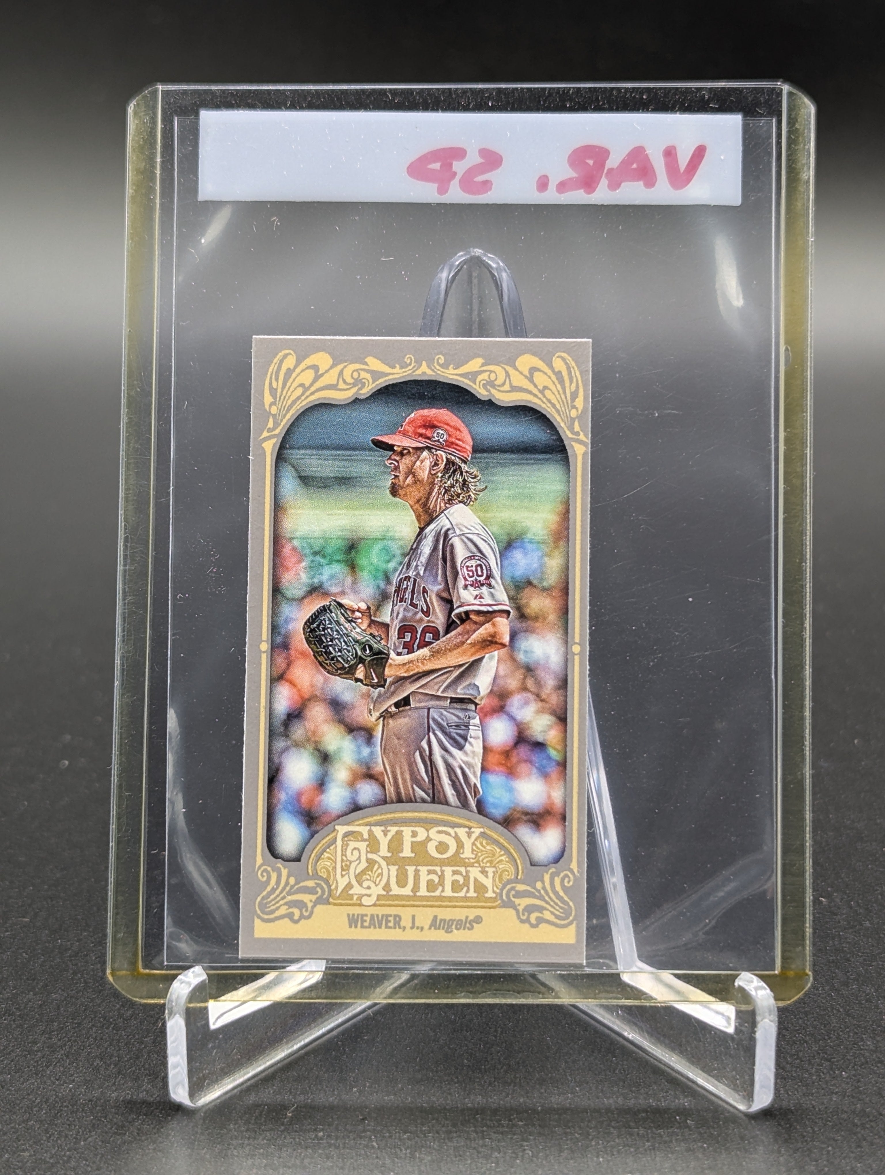 2012 Topps Gypsy Queen Mini Image Variation #271 Jared Weaver Angels