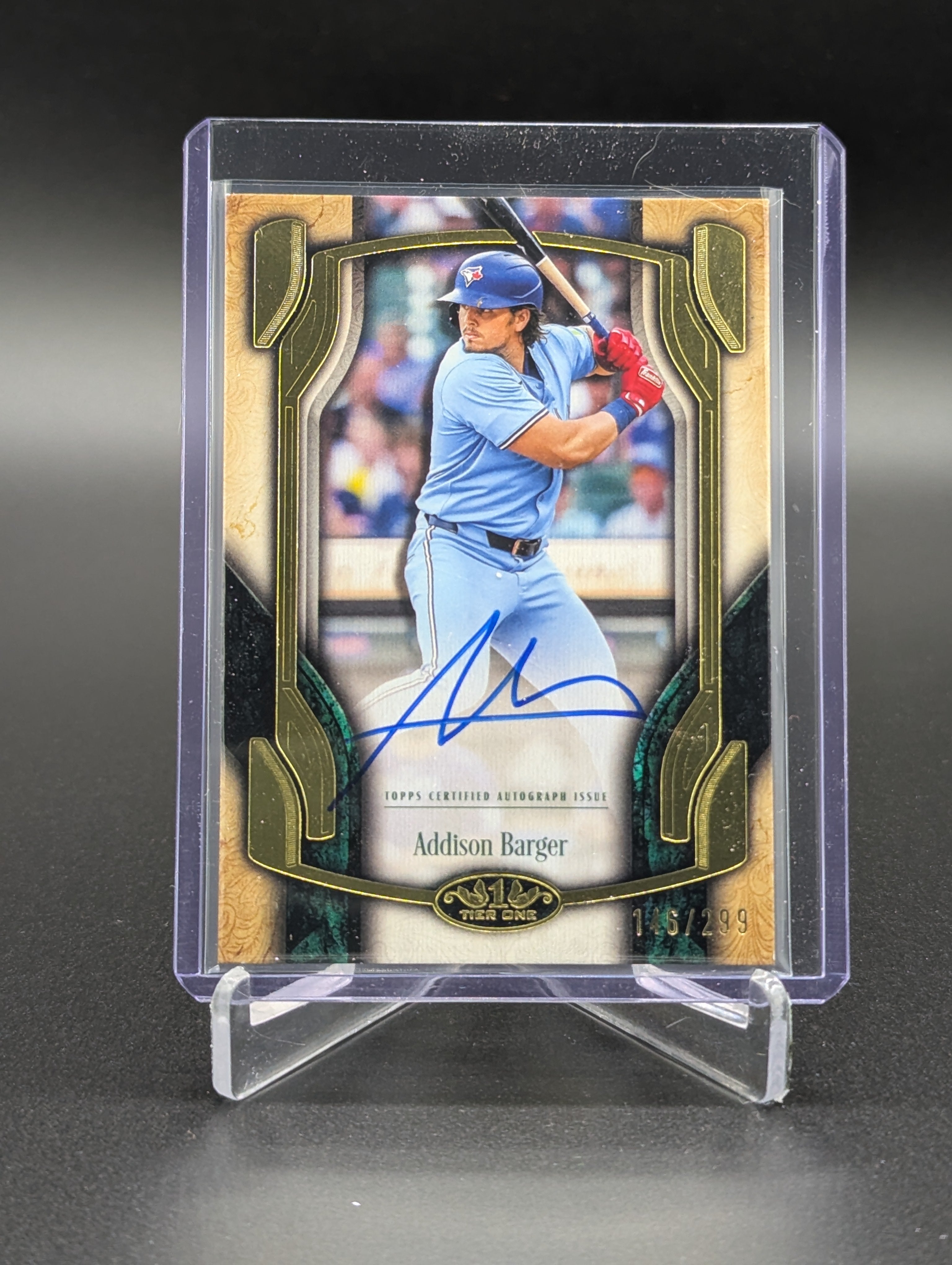 2026 Topps Tier One Break Out Autograph /299 #BOA-AB Addison Barger