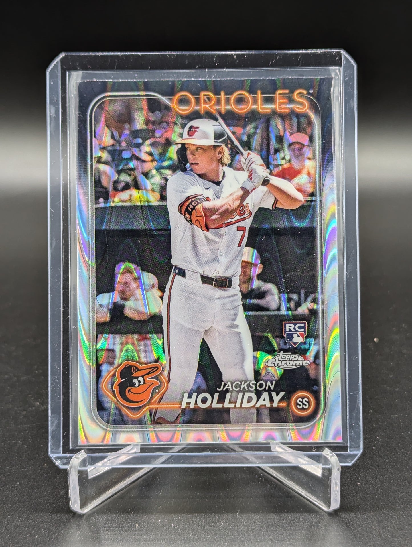 2024 Topps Chrome RayWave Refractor #88 Jackson Holliday RC Orioles