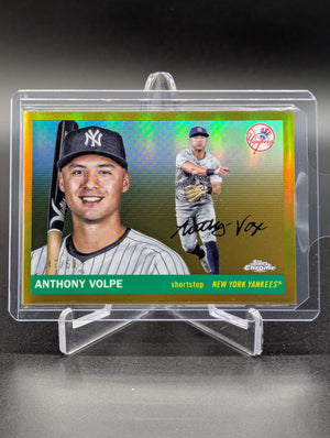 2025 Topps Chrome Platinum Gold Refractor /50 #162 Anthony Volpe