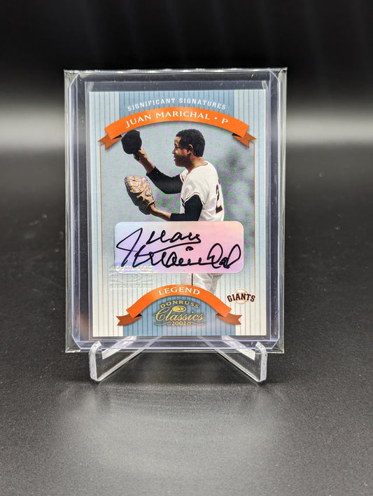 2002 Donruss Classics Legend Significant Signatures #189 Juan Marichal #/500 Giants