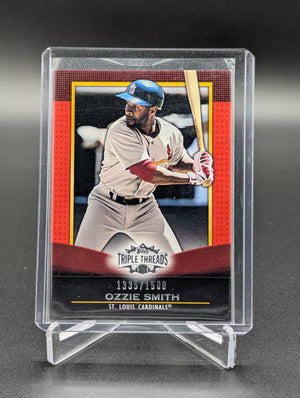 2011 Topps Triple Threads /1500 #21 Ozzie Smith Cardinals