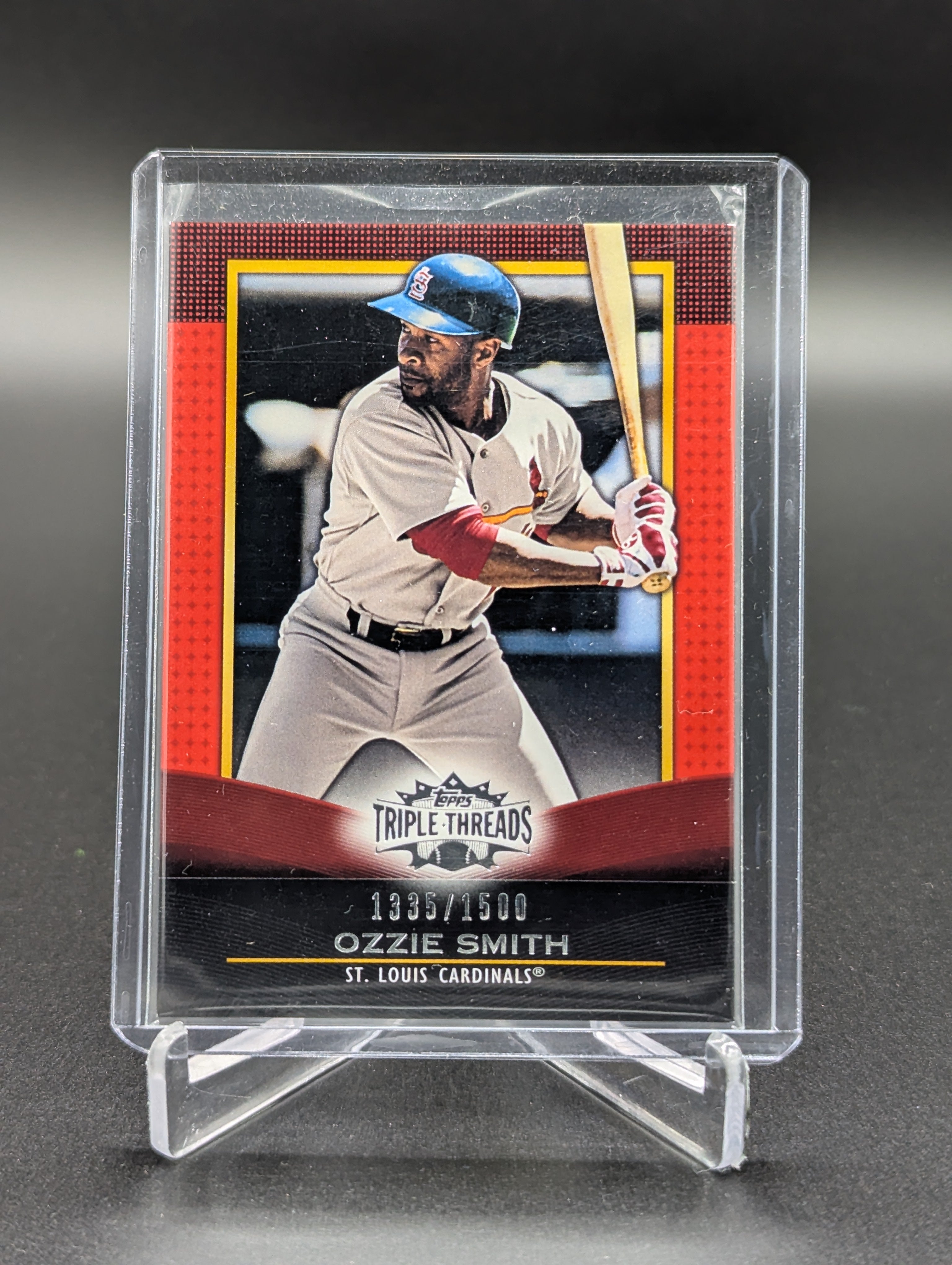 2011 Topps Triple Threads /1500 #21 Ozzie Smith Cardinals