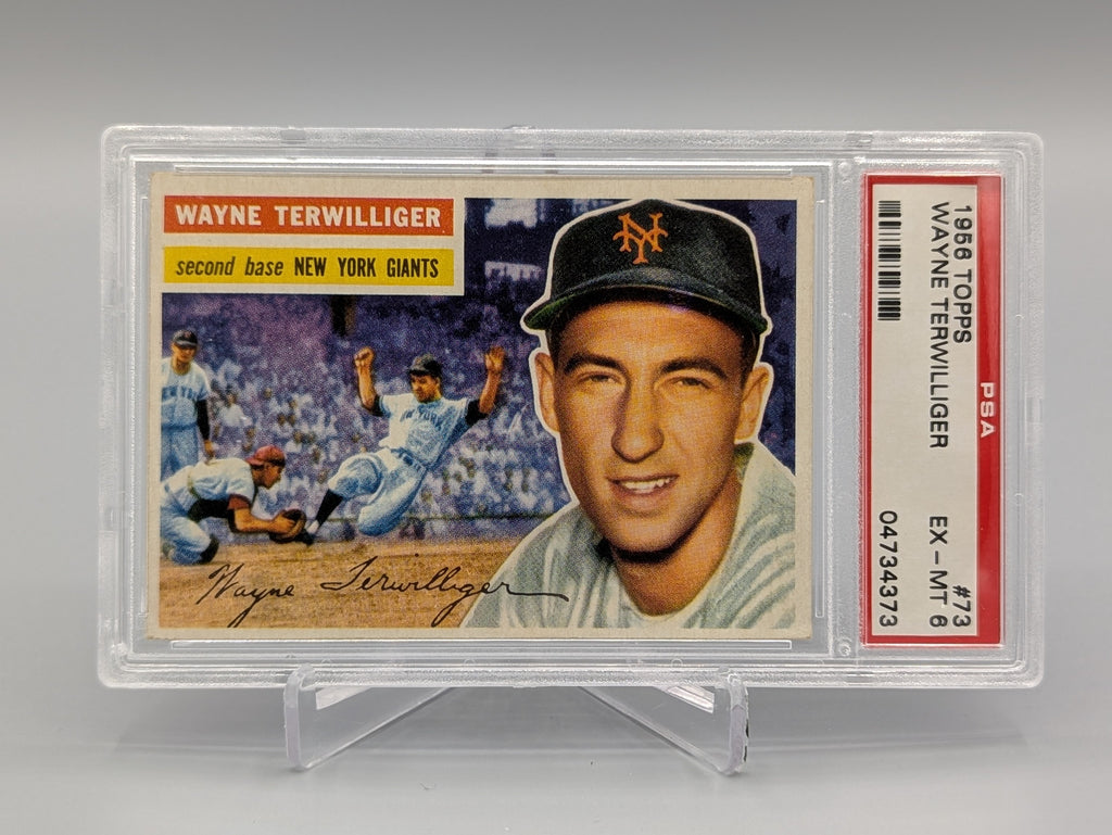 1956 Topps #73 Wayne Terwilliger PSA 6 Giants