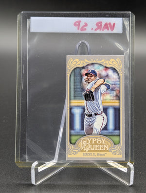 2012 Topps Gypsy Queen Mini Image Variation #187 Brandon Beachy Braves