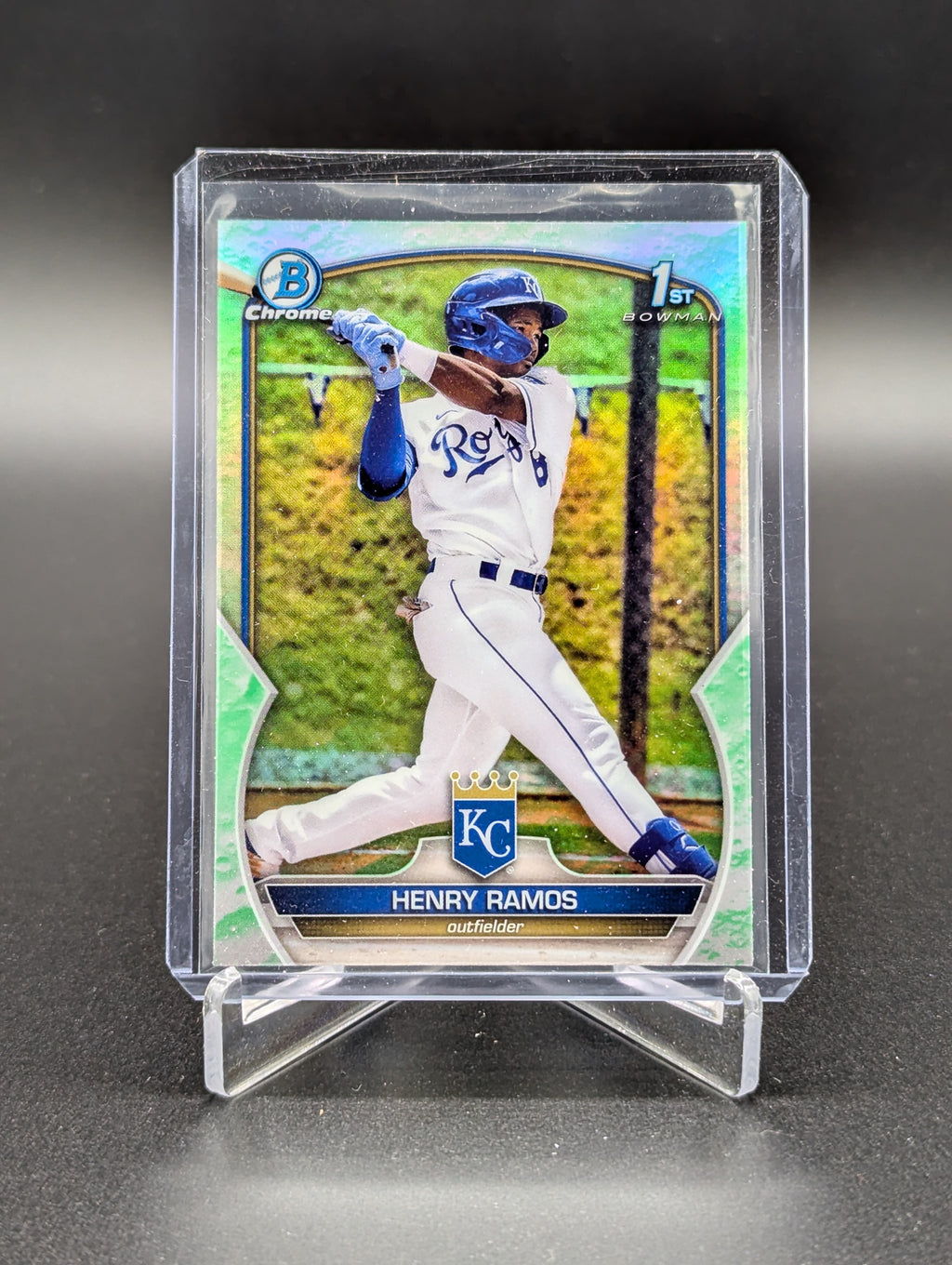 2023 Bowman Chrome Lunar Glow #BCP-96 Henry Ramos Royals