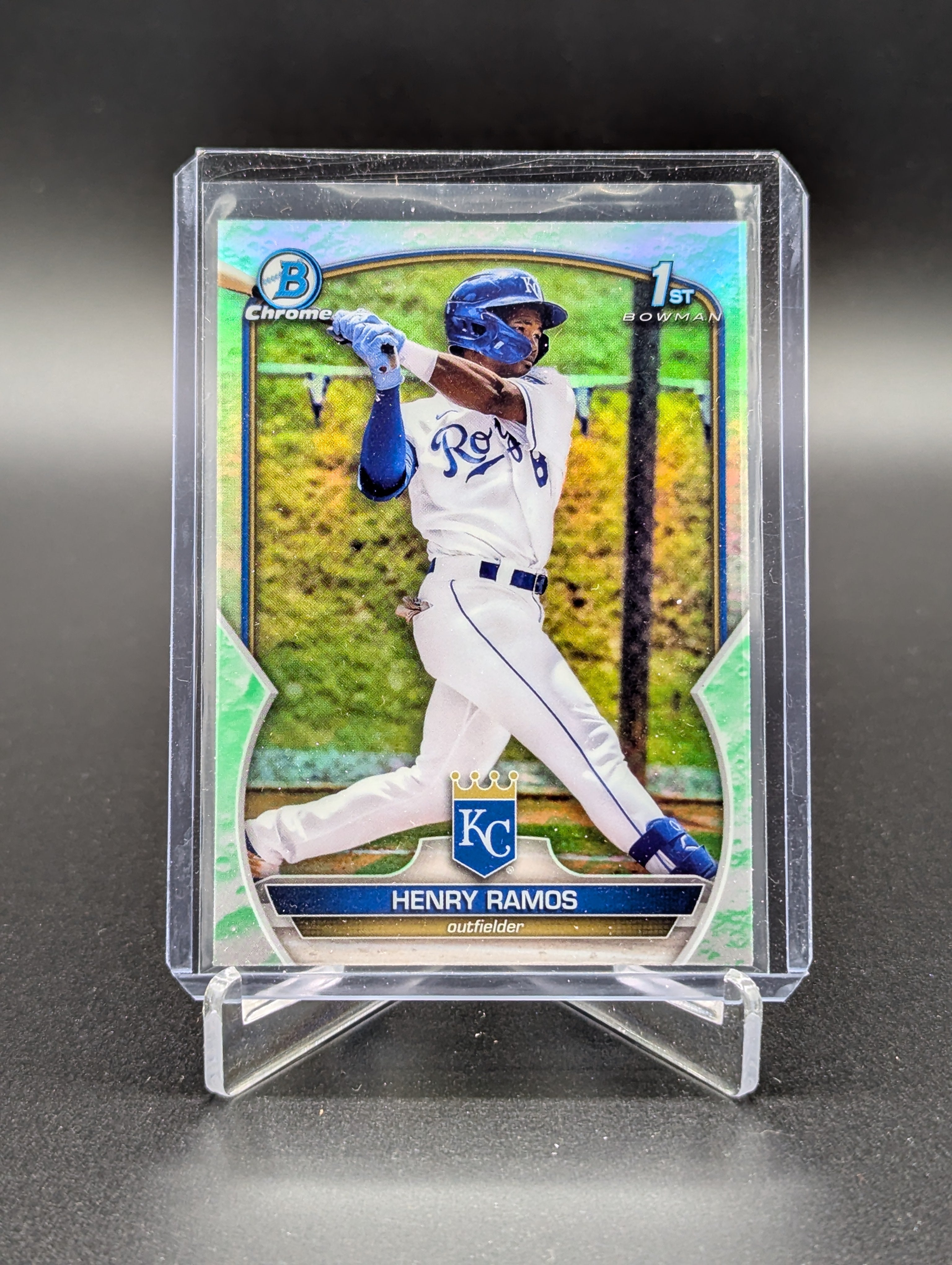 2023 Bowman Chrome Lunar Glow #BCP-96 Henry Ramos Royals