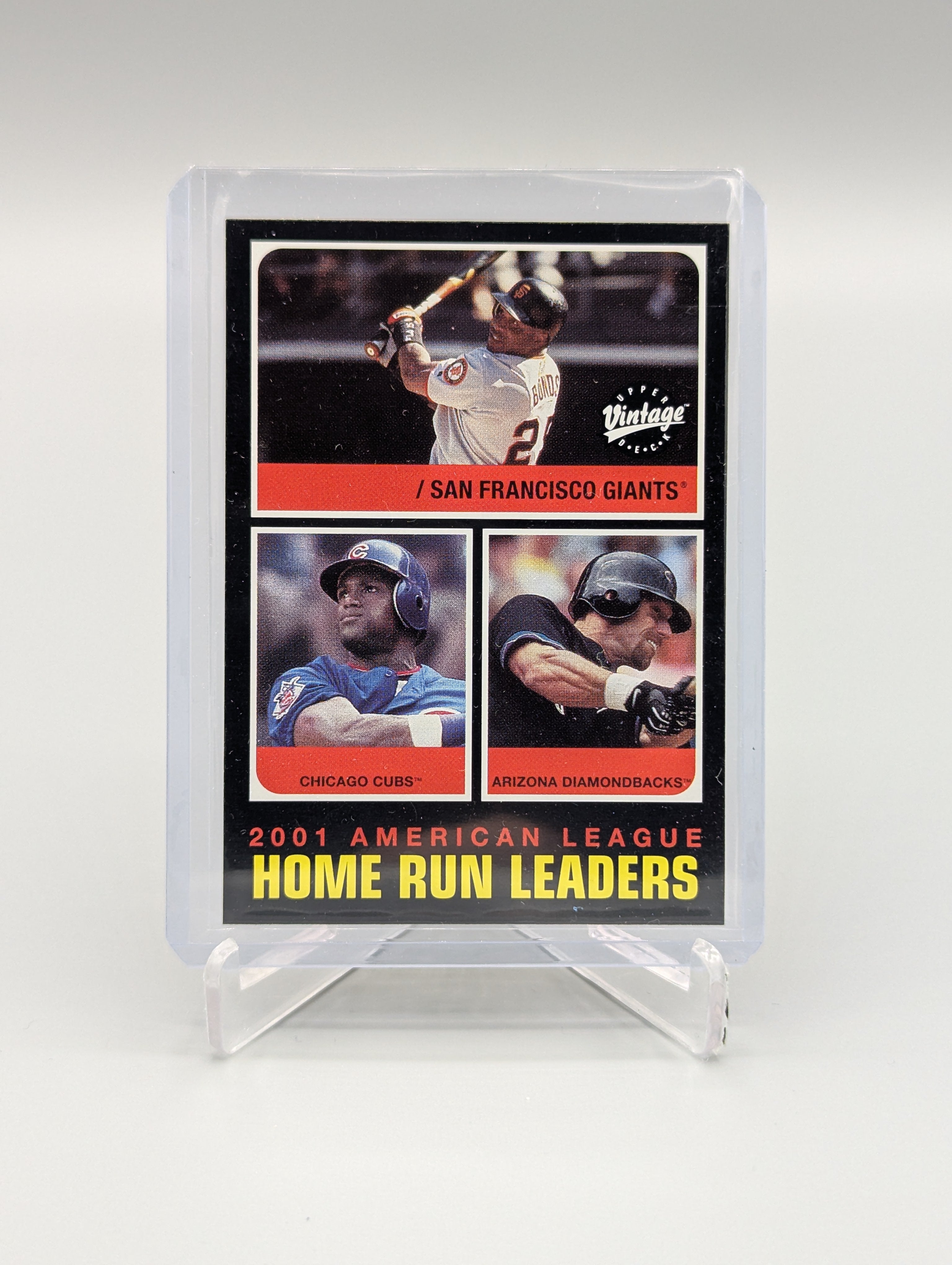 2002 Upper Deck Vintage #274 HR Leaders Error Bonds/Sosa/Gonzalez