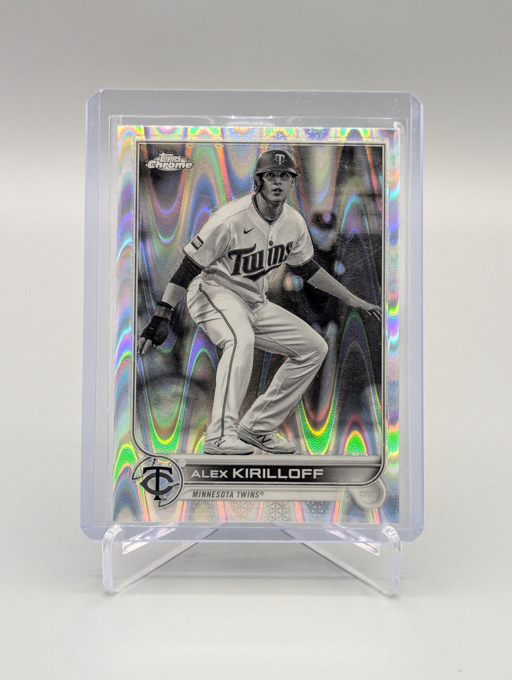 2022 Topps Chrome Sonic Black & White  RayWave #105 Alex Kirilloff Twins