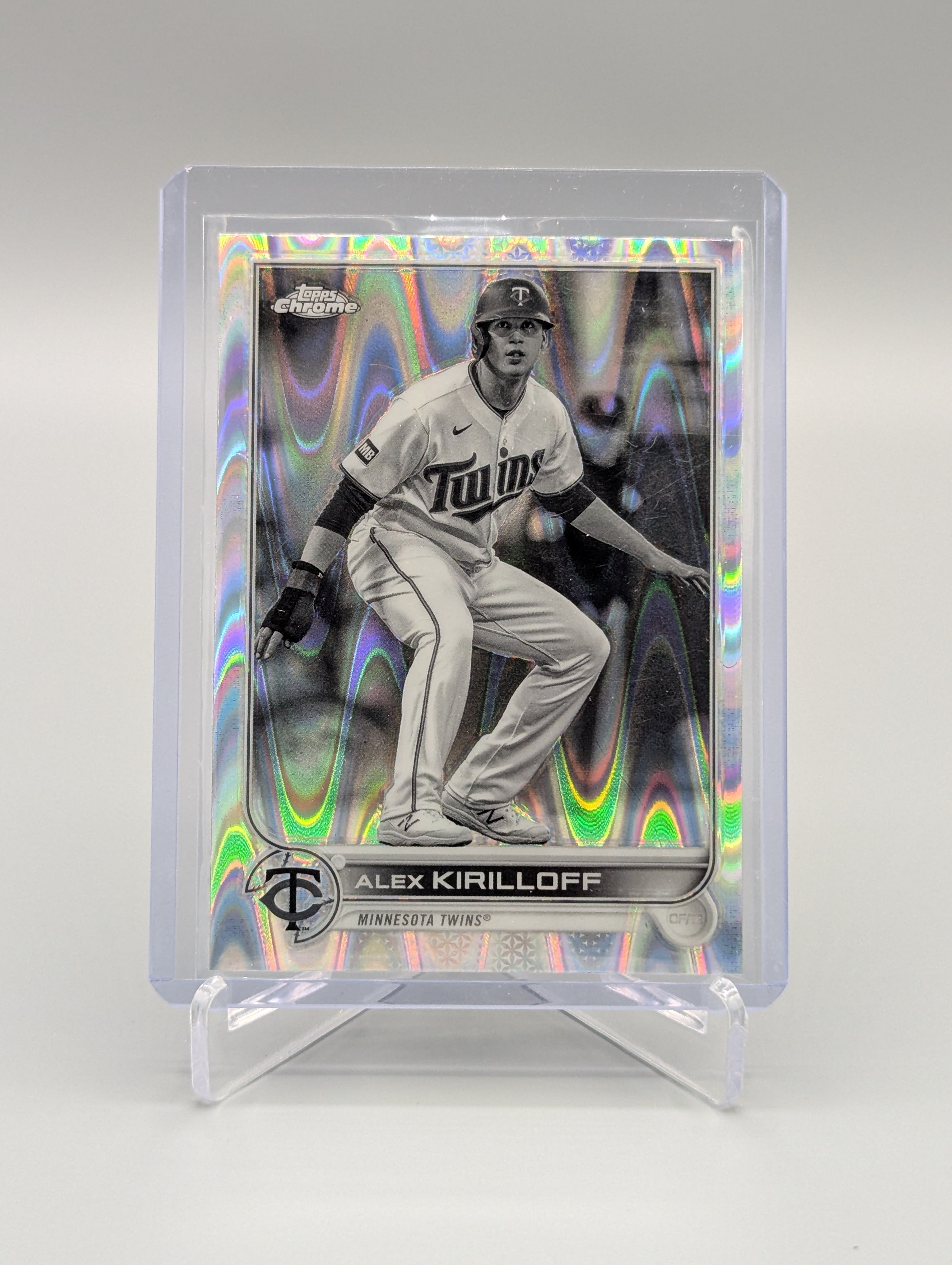 2022 Topps Chrome Sonic Black & White  RayWave #105 Alex Kirilloff Twins