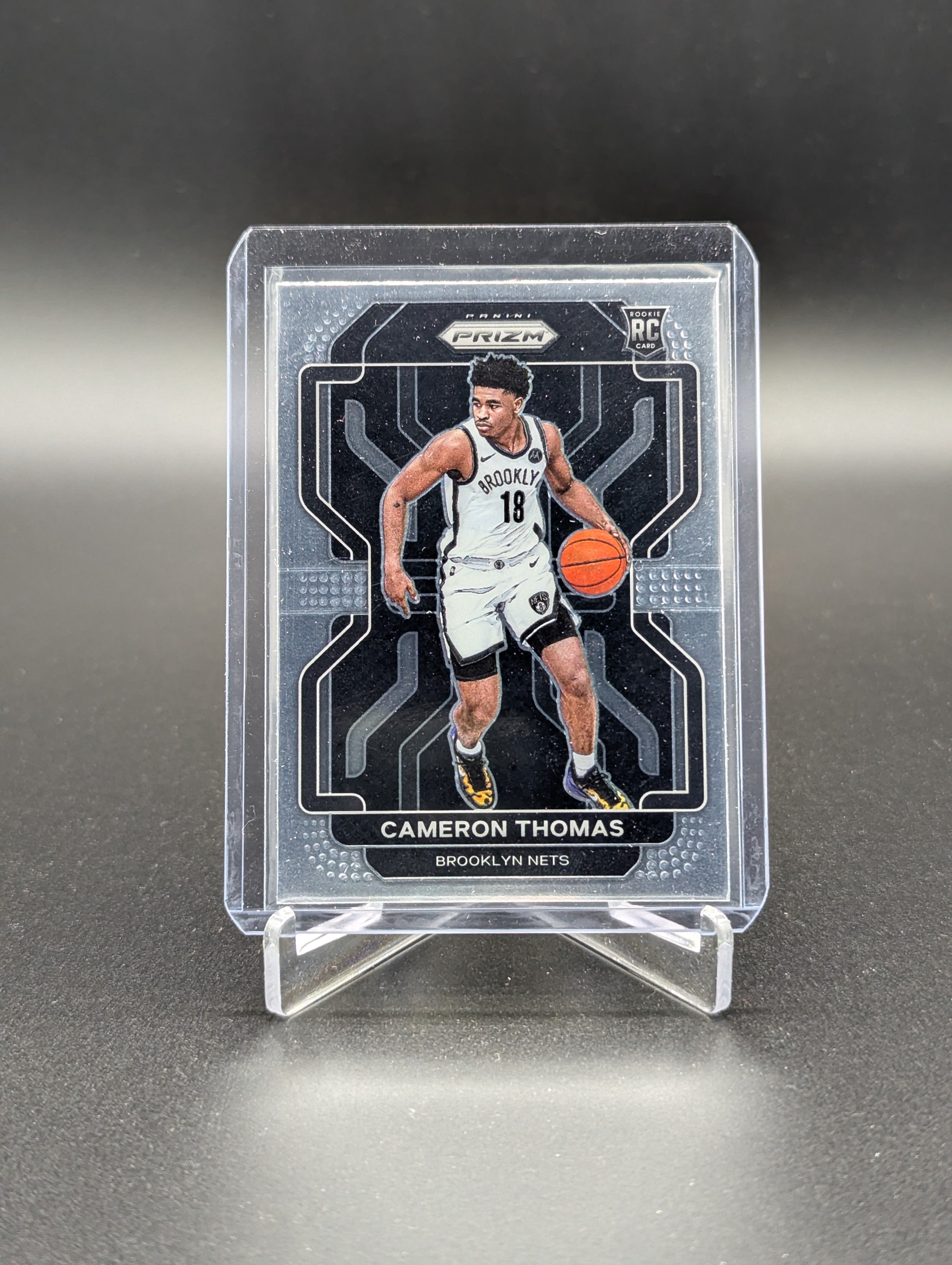 2021-22 Prizm #297 Cameron Thomas RC Nets