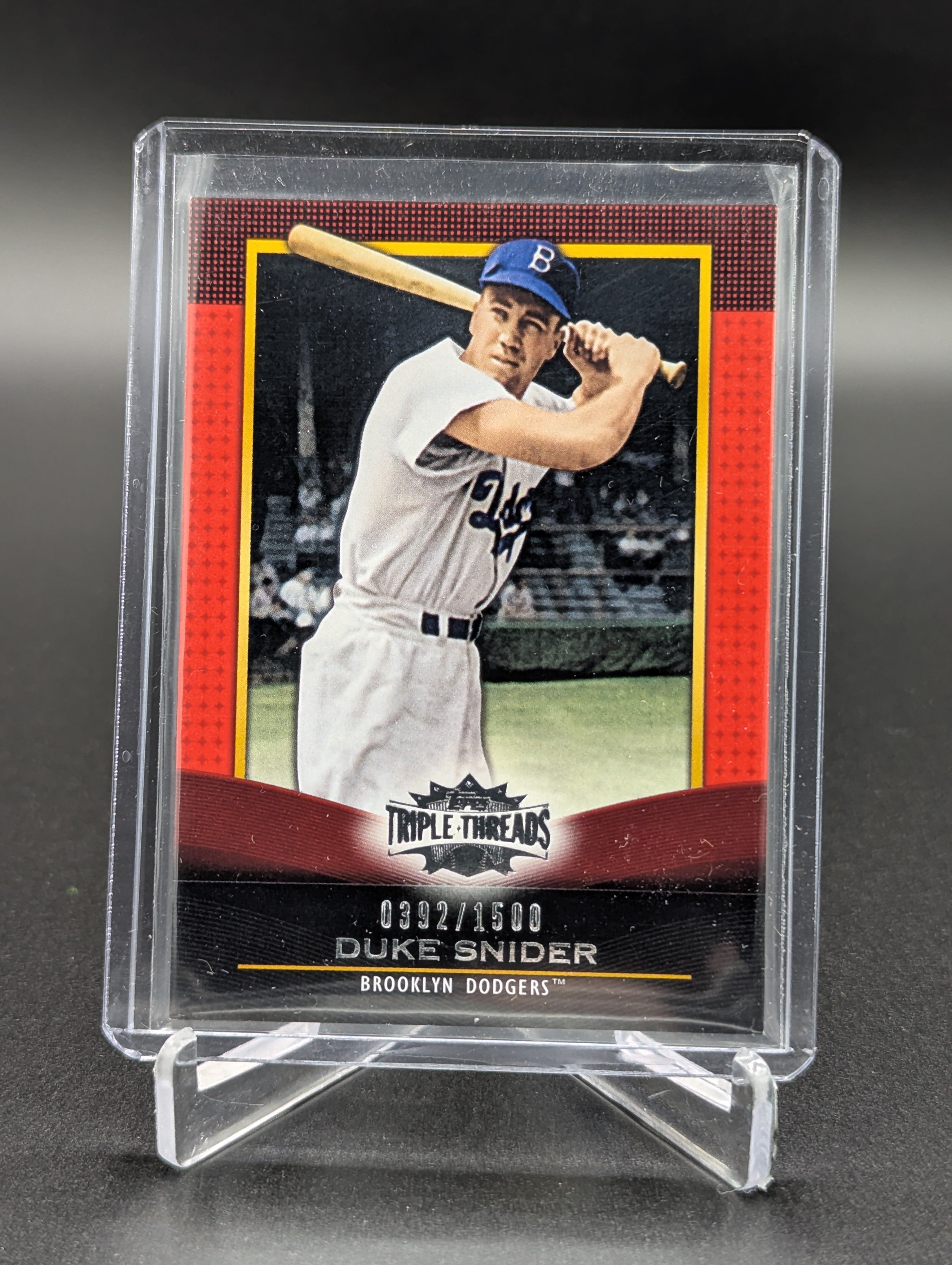 2011 Topps Triple Threads /1500 #11 Duke Snider Dodgers