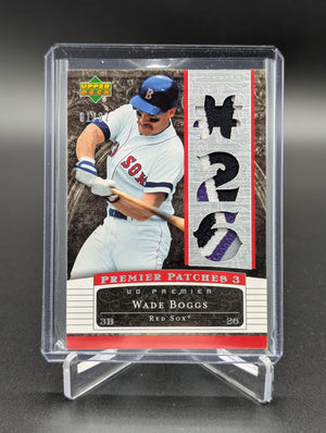 2007 UD Premier Premier Patches 3 /82 #PP3-WB Wade Boggs Red Sox