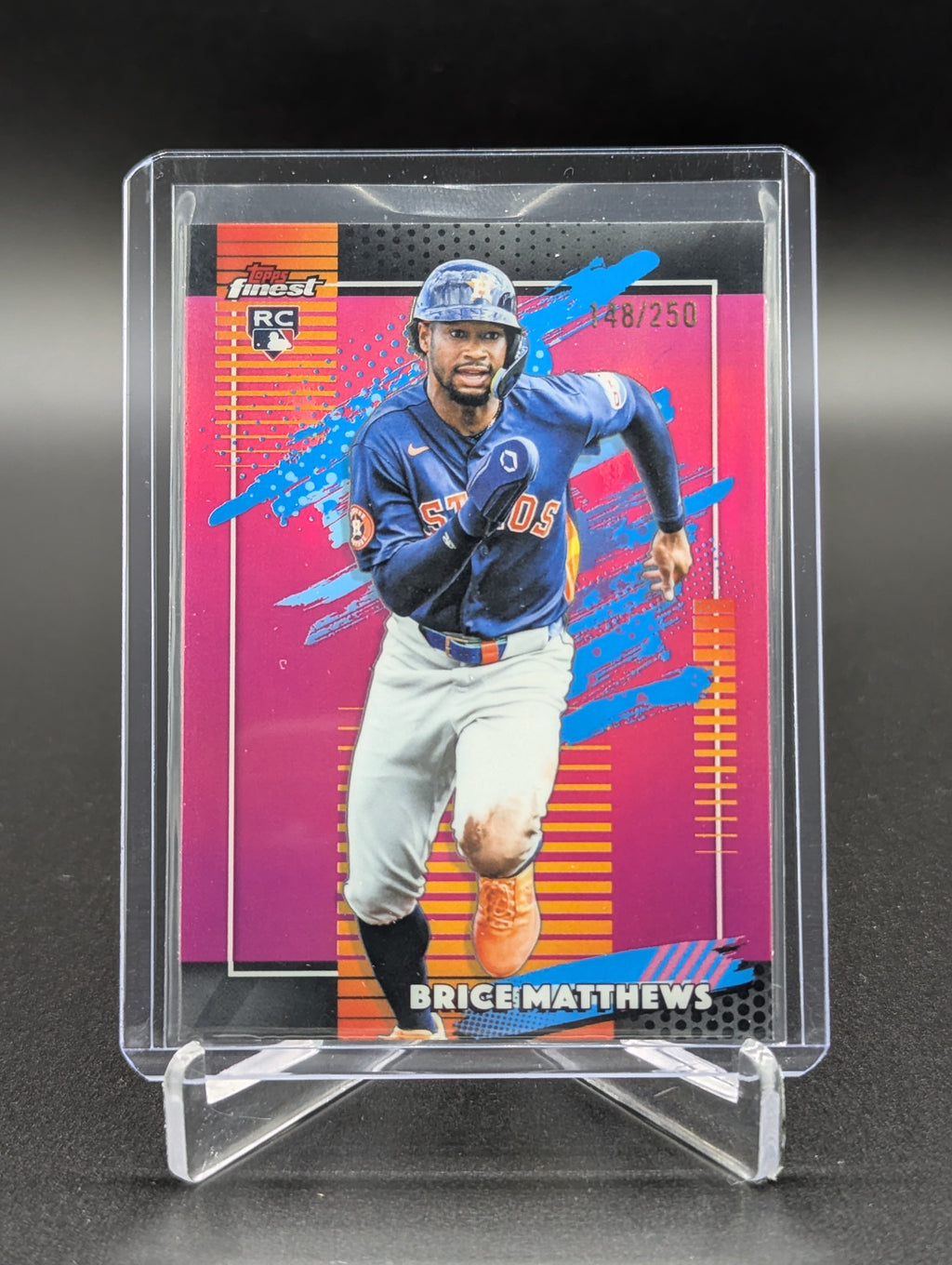2026 Topps Finest Magenta Uncommon /250 #140 Brice Matthews Astros