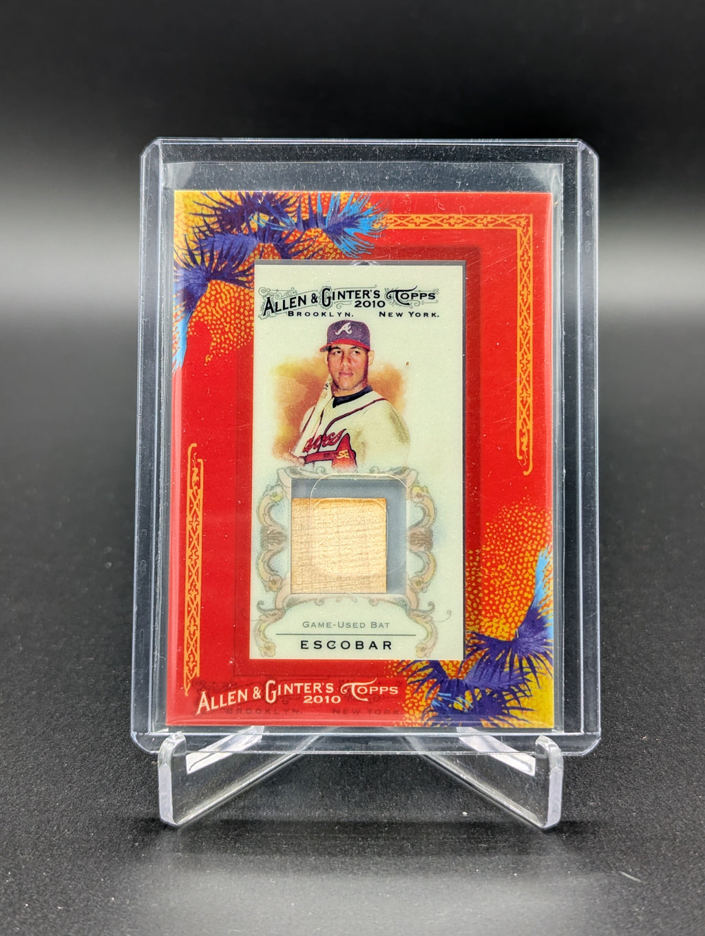 2010 Topps Allen & Ginter Framed Relic #AGR-YE Yunel Escobar Braves
