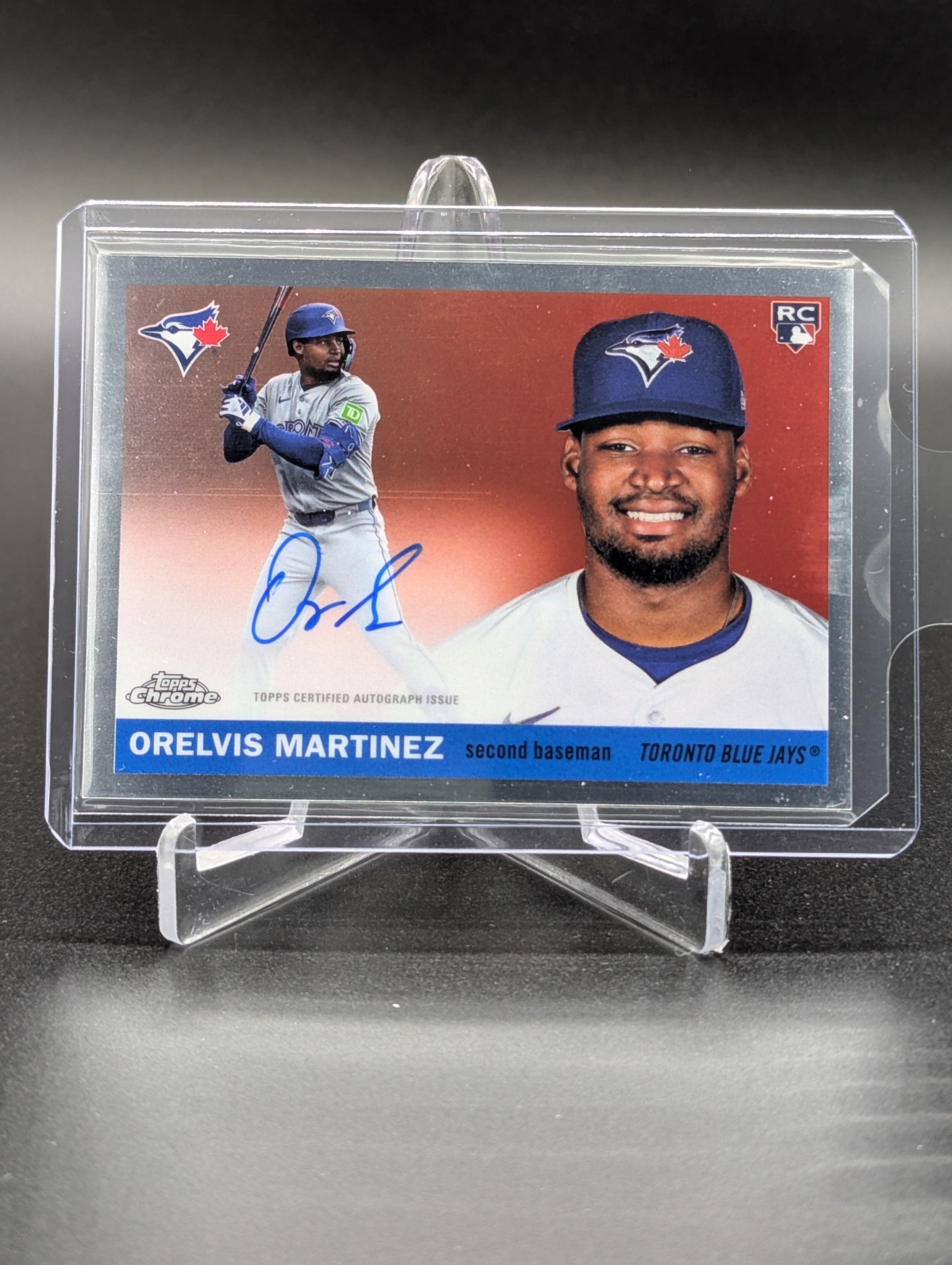 2025 Topps Chrome Platinum Auto #CPA-OM Orelvis Martinez