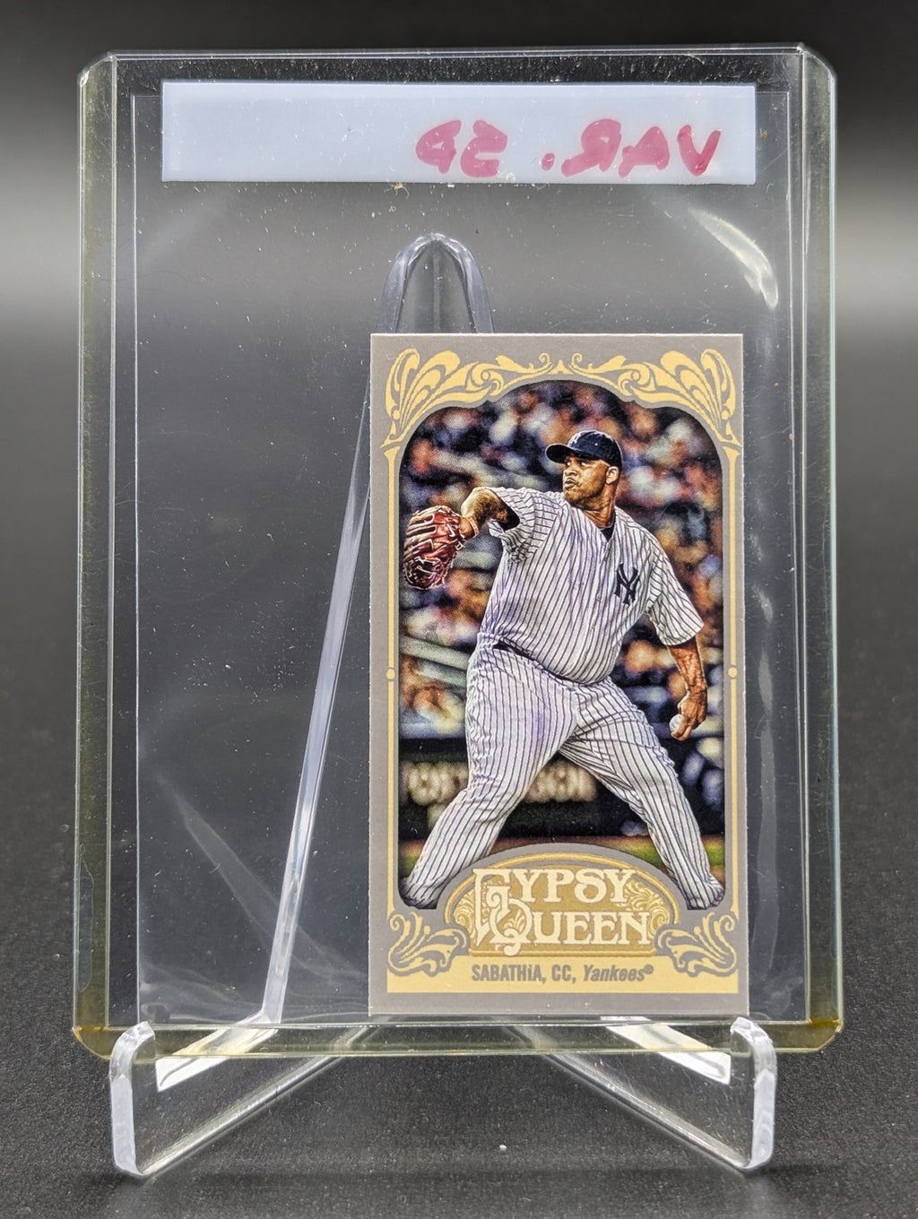 2012 Topps Gypsy Queen Mini Image Variation #150 CC Sabathia Yankees