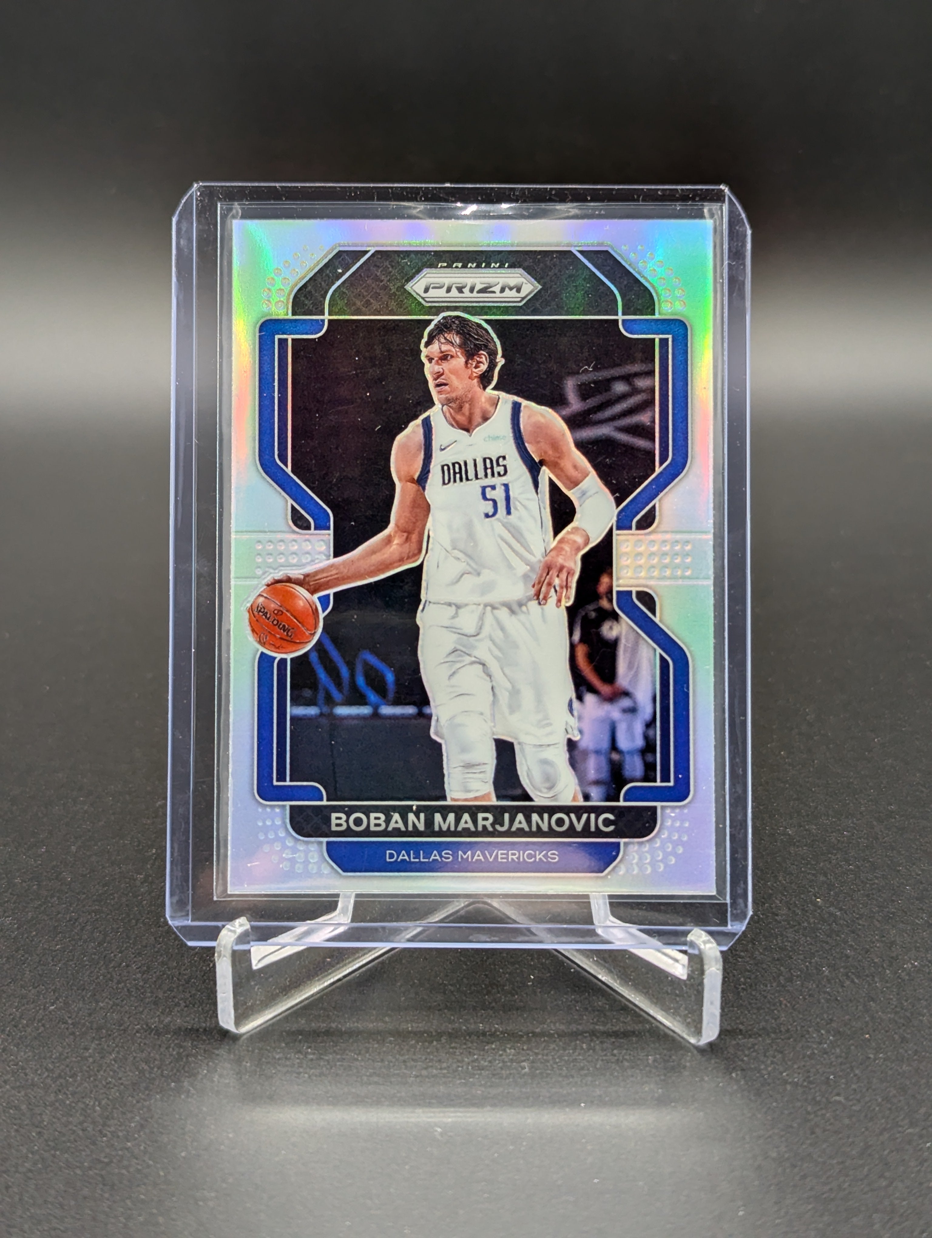 2021-22 Panini Prizm Silver #167 Boban Marjanovic Mavericks