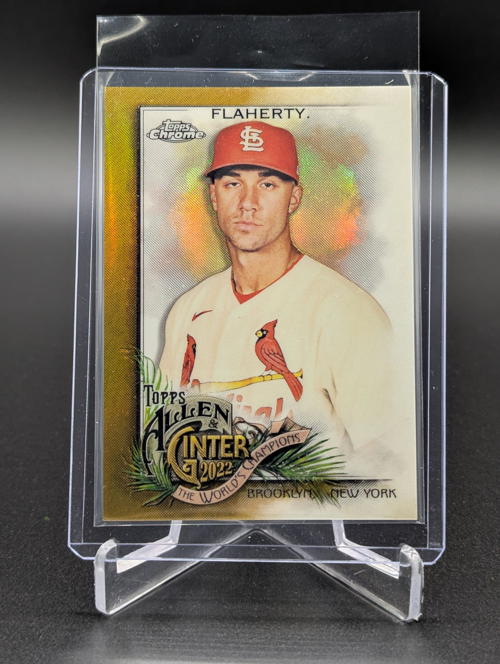 2022 Topps Allen & Ginter Chrome Gold /50 #171 Jack Flaherty Cardinals