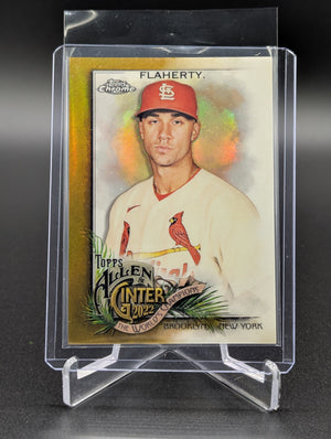2022 Topps Allen & Ginter Chrome Gold /50 #171 Jack Flaherty Cardinals