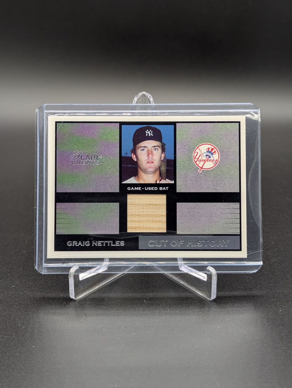 2003 Flair Greats Cut Of History #83 Craig Nettles Yankees