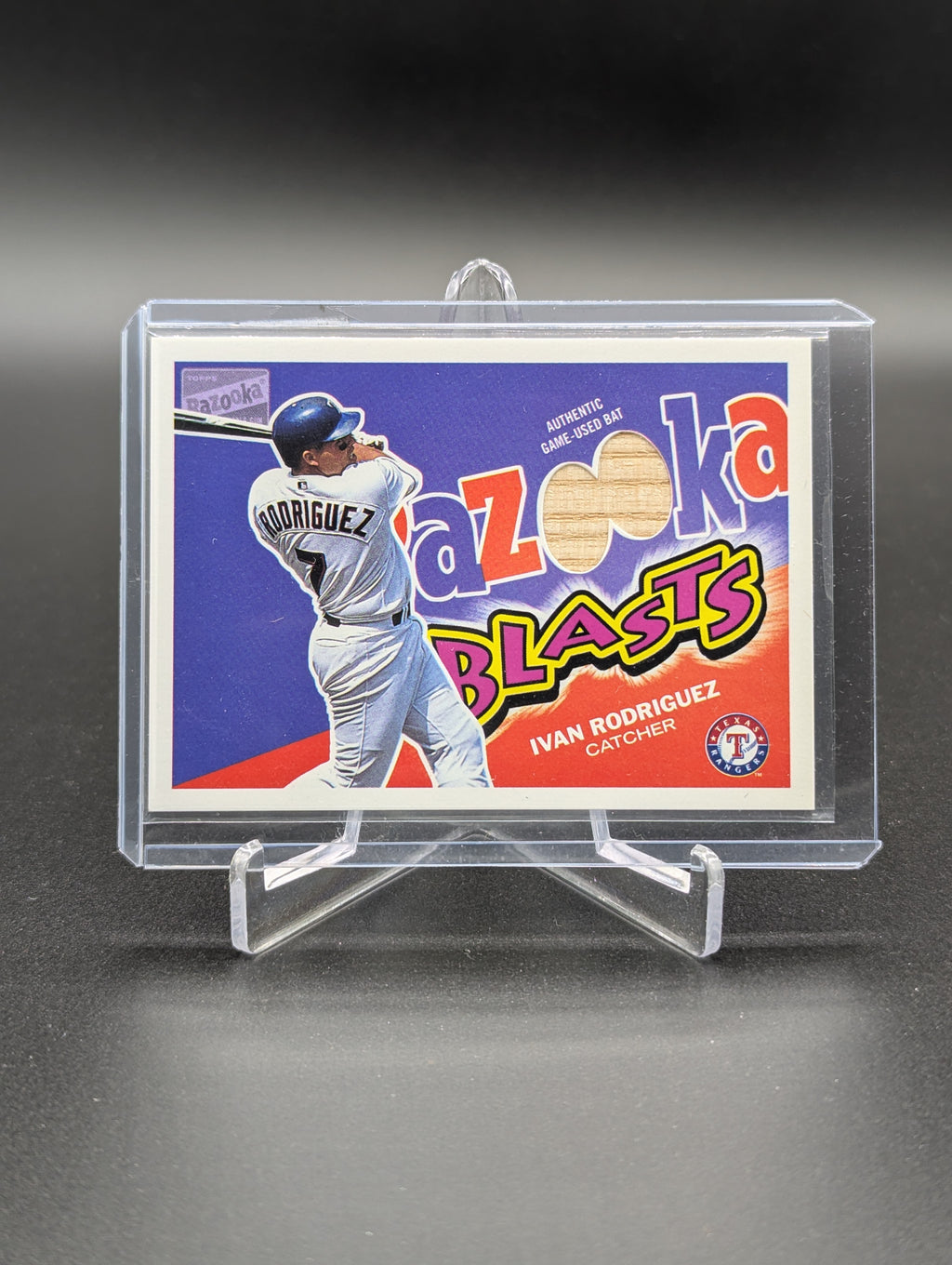 2003 Topps Bazooka Blasts #BB-IR Ivan Rodriguez Rangers